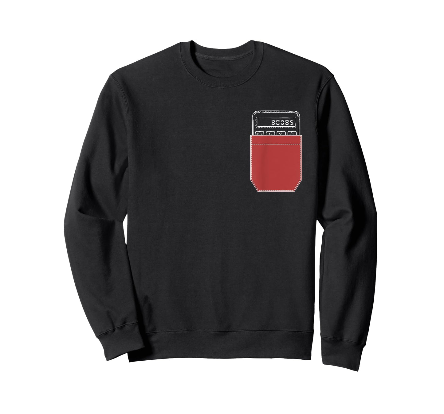 Pocket Calculator 80085 Funny Retro Tshirt T-Shirt
