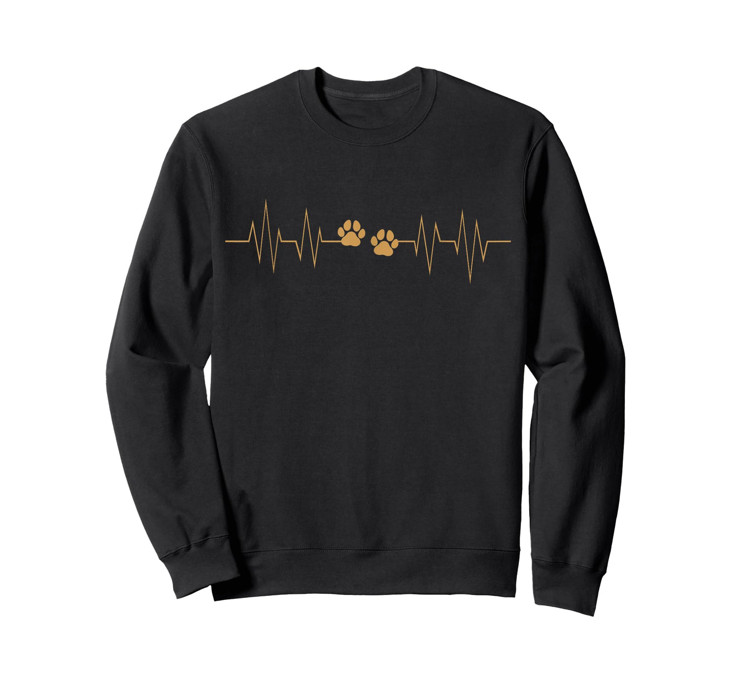 Paw Print Heartbeat Funny EKG Veterinary Veterinarian Gift T-Shirt