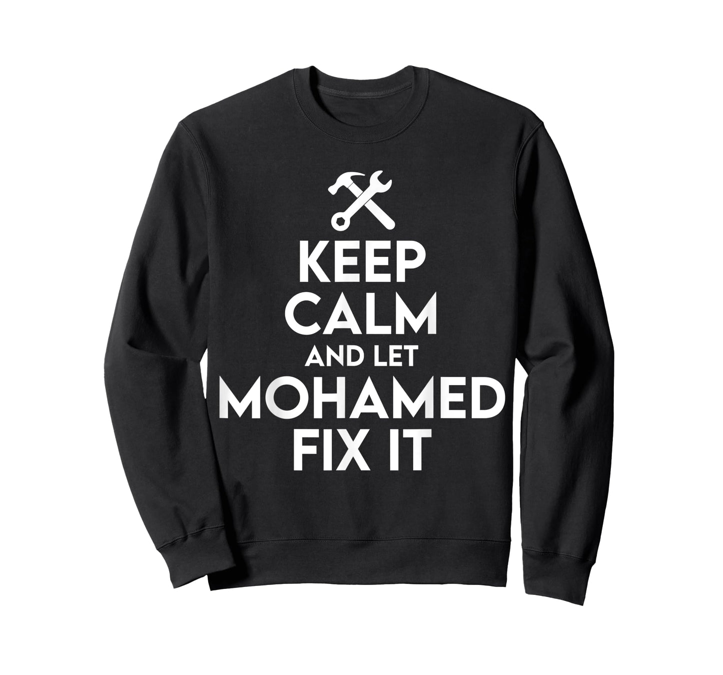 Mohamed Handyman Birthday Name Personalized Mohamed Mechanic T-Shirt