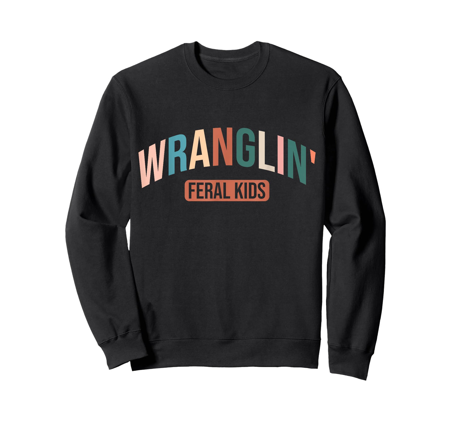 Wranglin Feral Children Retro Cowgirl 90s Western Country T-Shirt