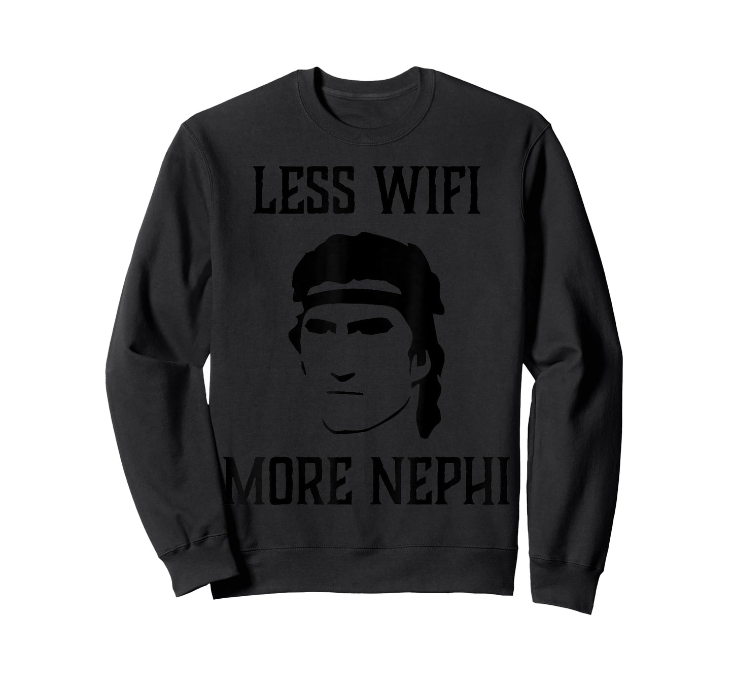 Less WiFi More Nephi LDS Funny Memes & Missionary Gift T-Shirt Small