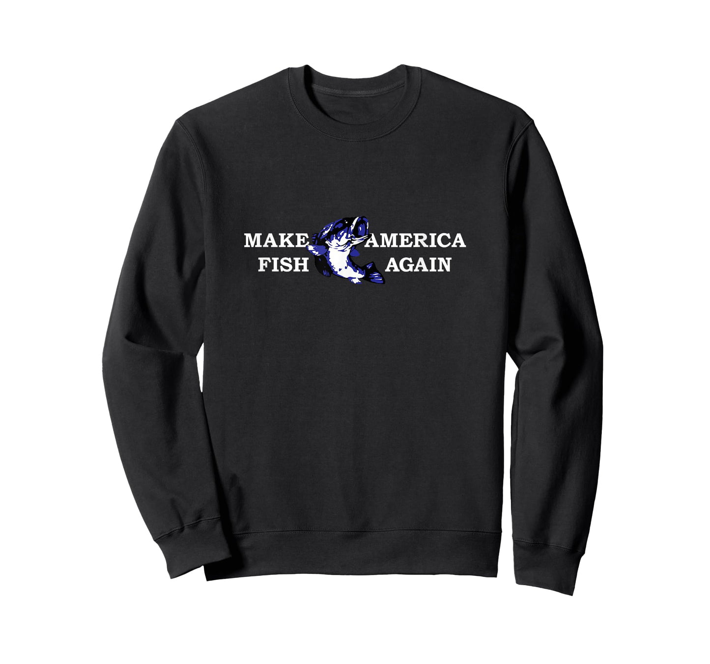 Make America Fish Again funny pun and holiday shirt
