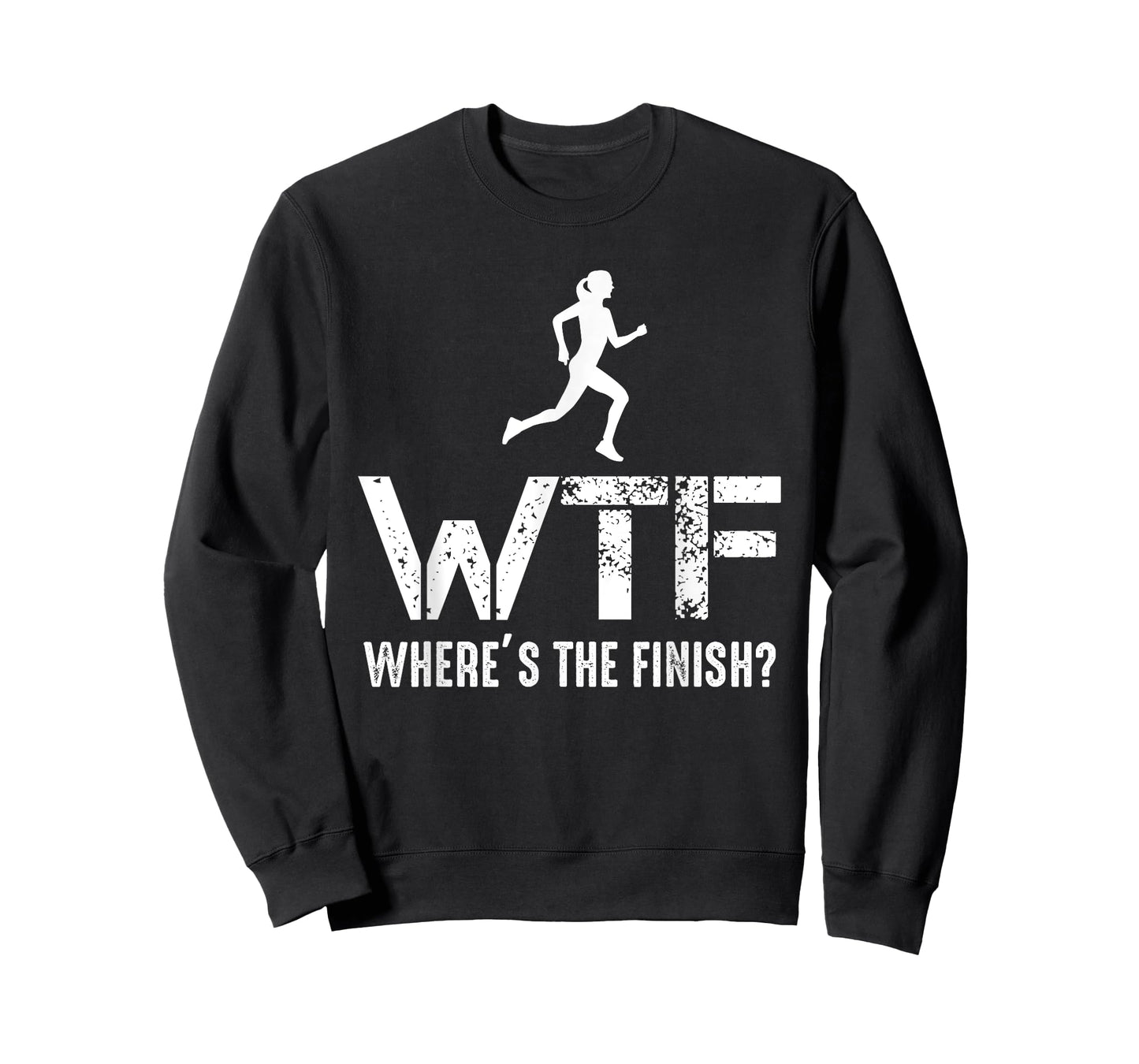 WTF Wheres The Finish - Funny Running Athlete T-Shirt