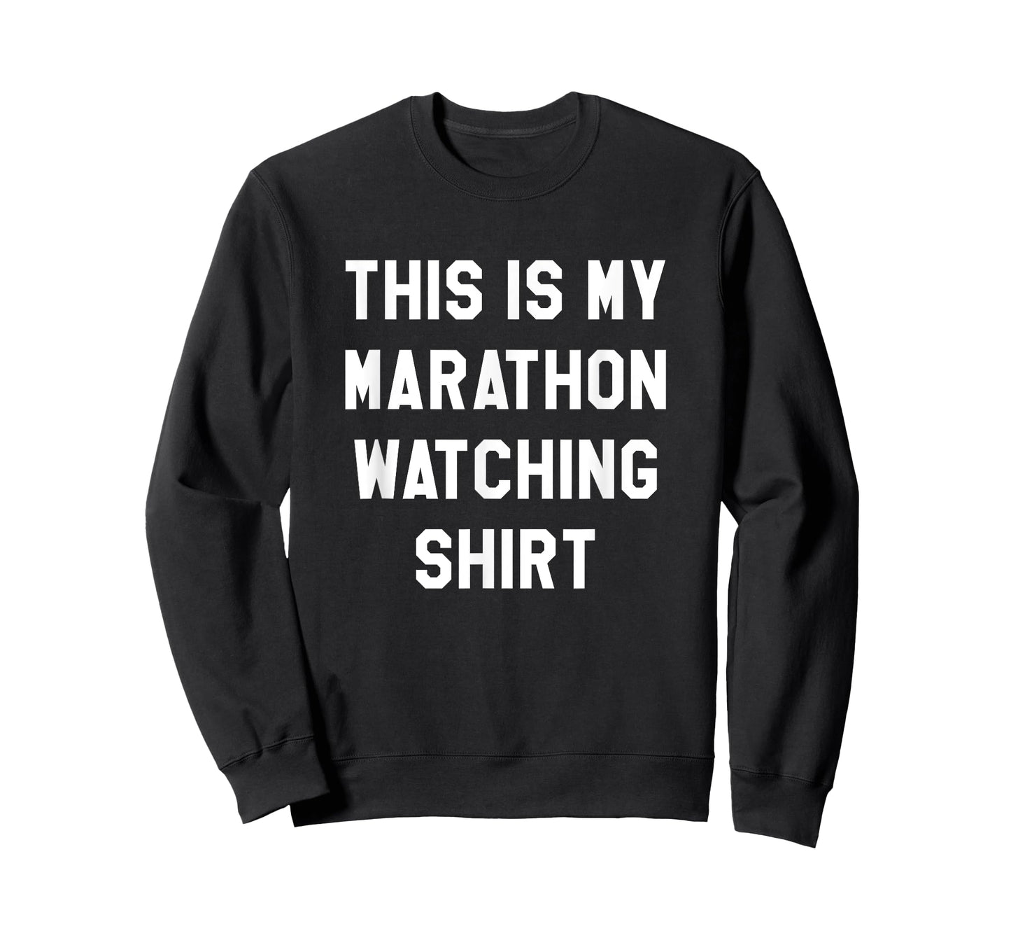 This Is My Marathon Watching T-Shirt Running Spectator Shirt T-Shirt