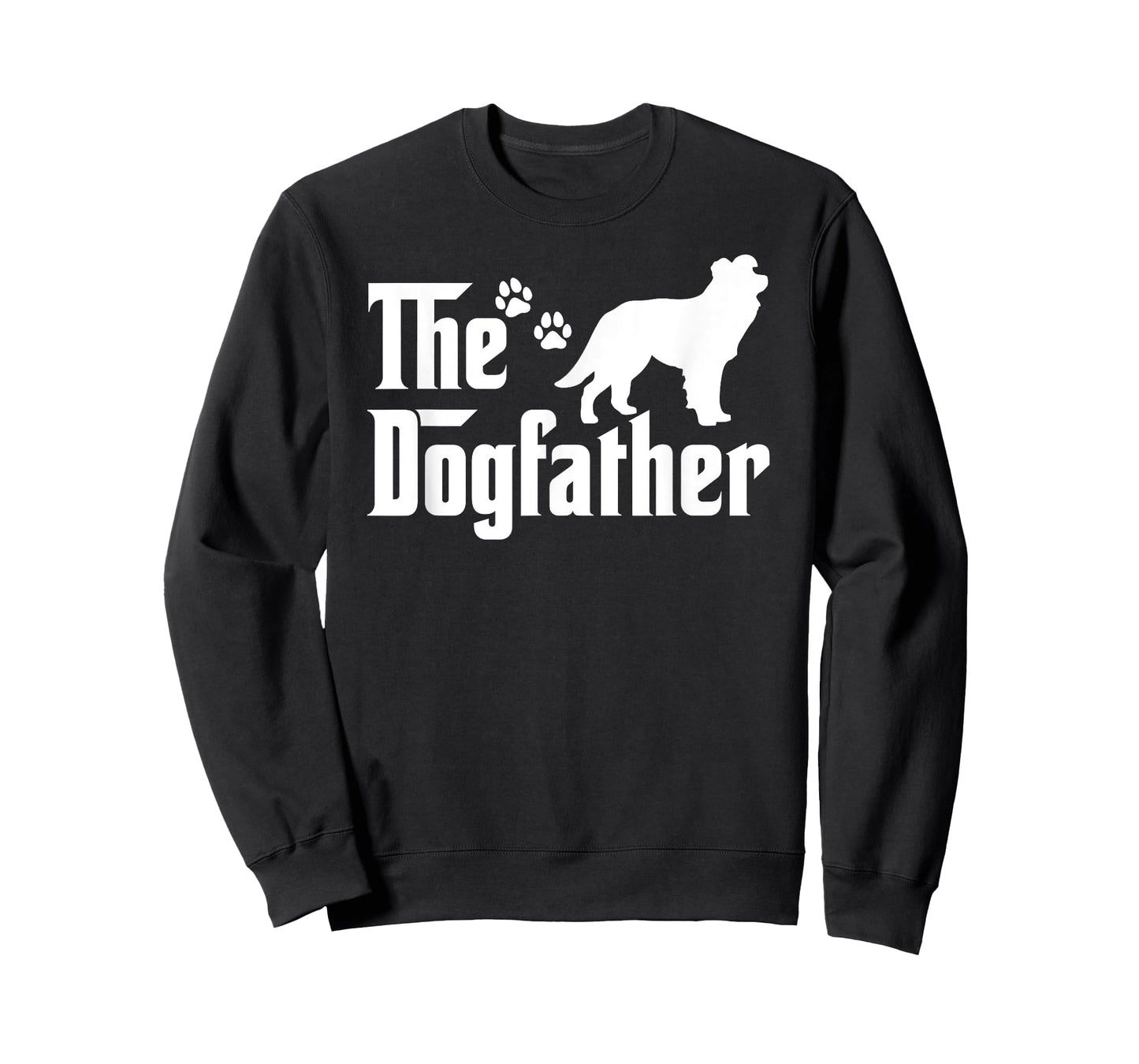 The Dogfather Tee Fathers day Gift Dog Lover Border Collie T-Shirt