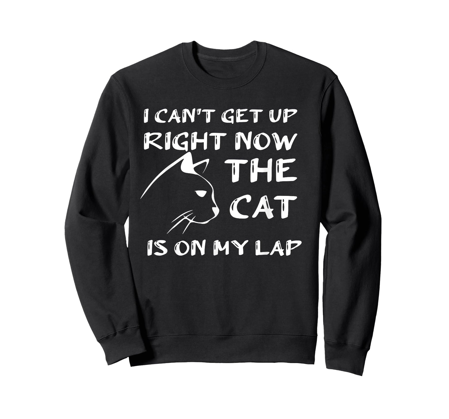 I CAN’T GET UP RIGHT NOW THE CAT IS ON MY LAP T-Shirt