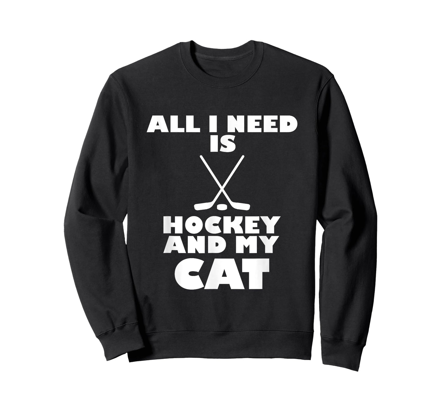 Funny All I Need Is Hockey And My Cat T-Shirt T-Shirt
