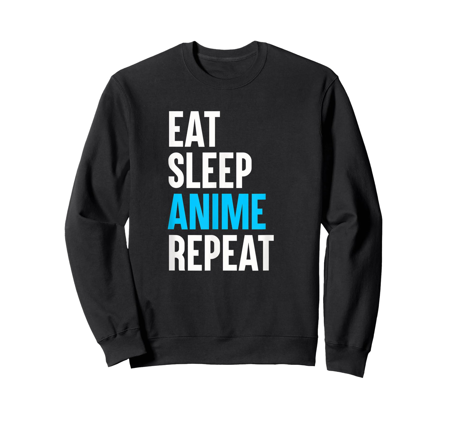 Eat Sleep Anime Repeat Funny Manga Otaku Girls Boys Anime T-Shirt