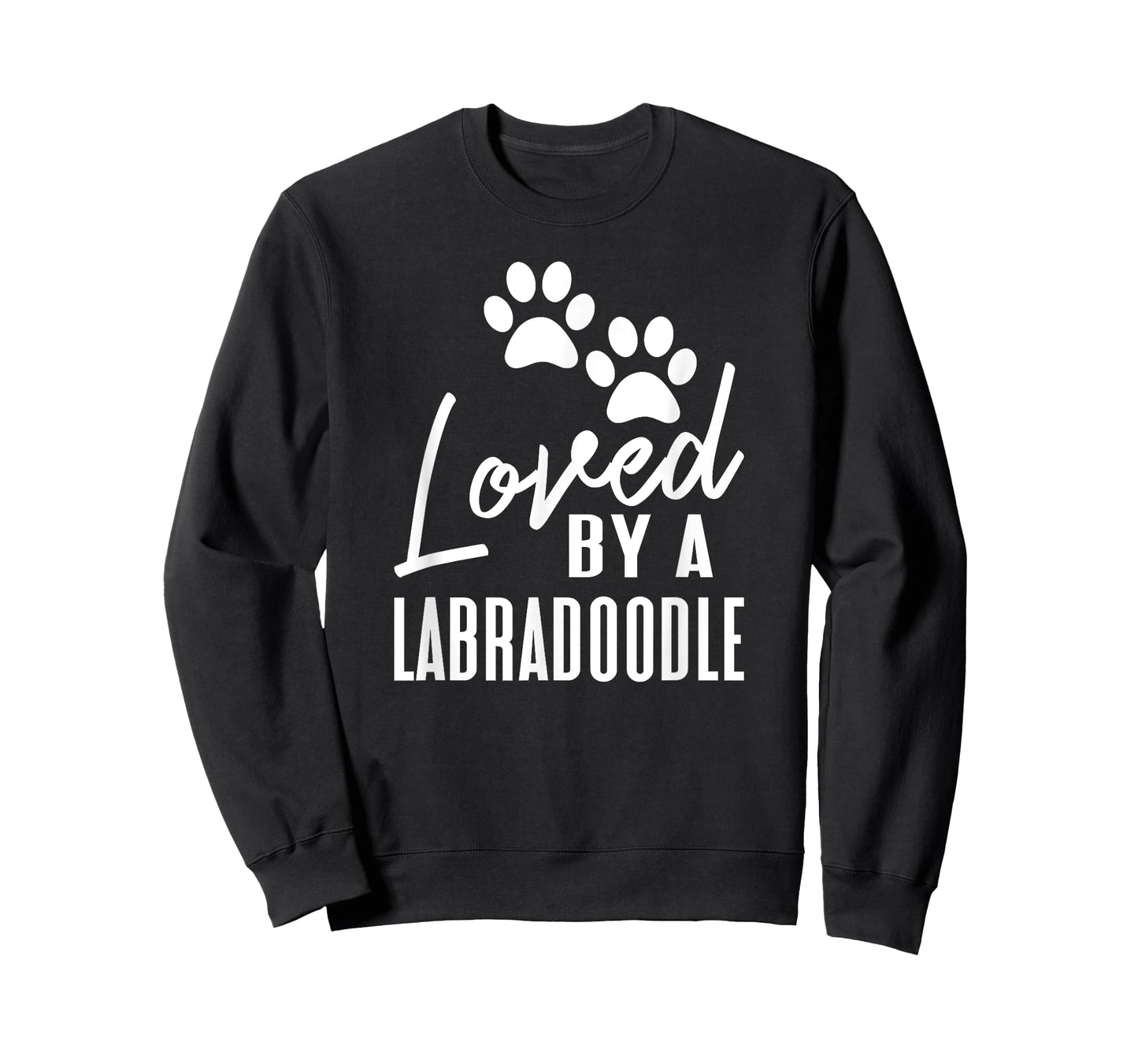 Loved By A Labradoodle Gift for Dog Mom or Dad Men Women Kids T-Shirt