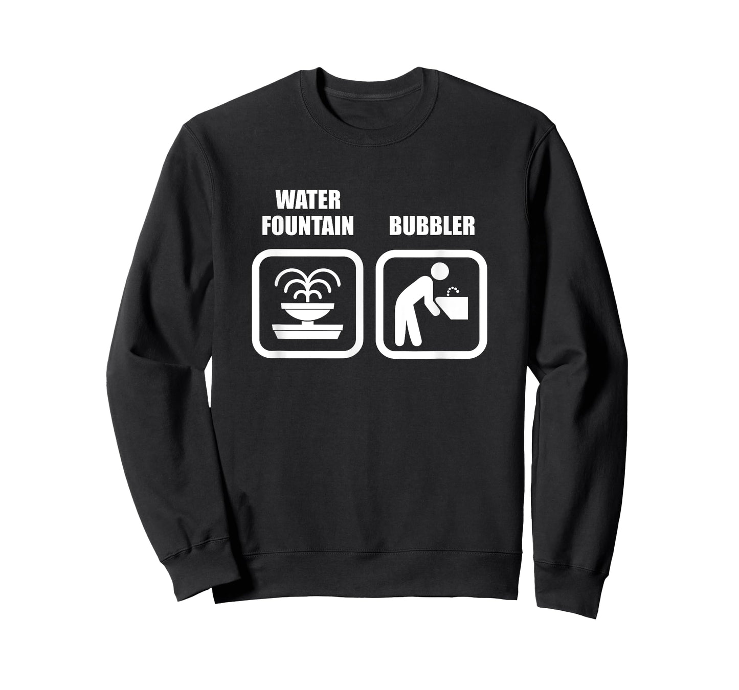 Funny Wisconsin Humor - Water Fountain Vs Bubbler T-Shirt