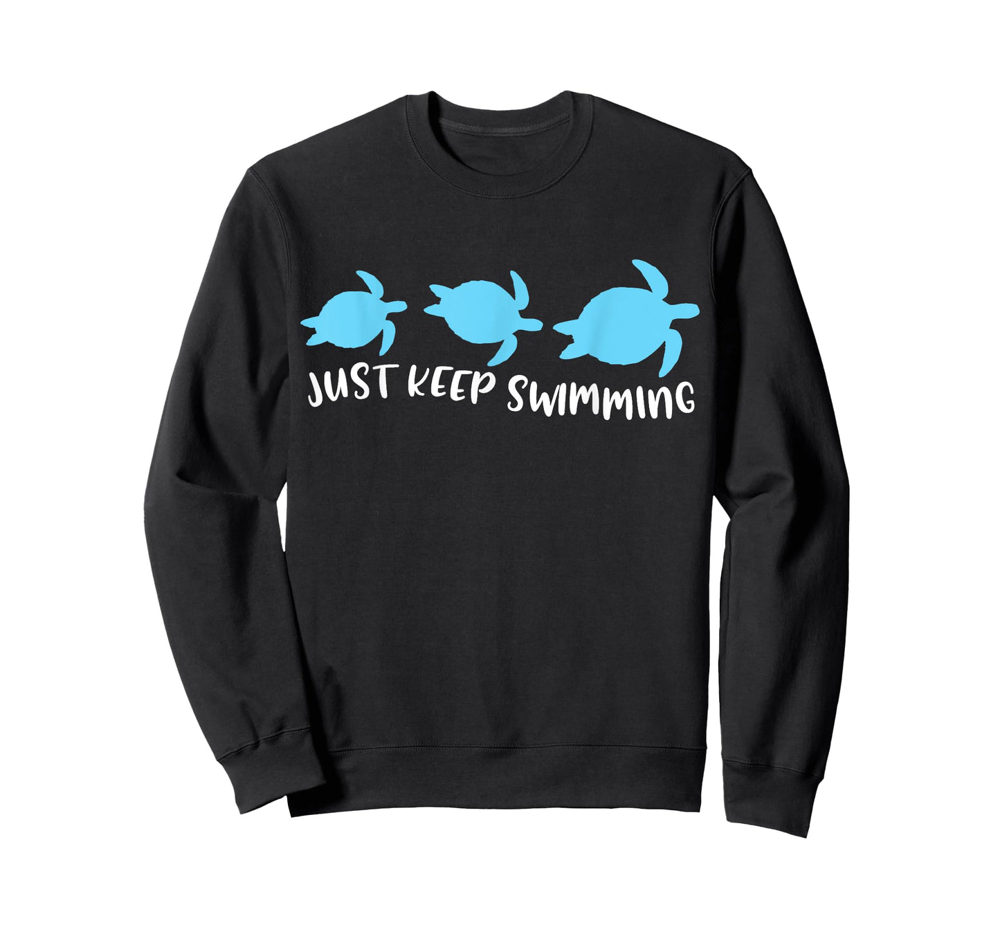 Just Keep Swimming Sea Turtle Swimmer Swim Team Coach Gift T-Shirt