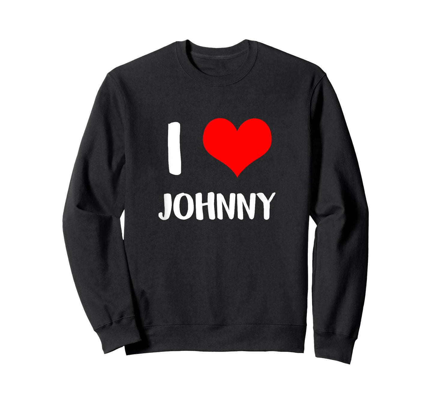 I love JOHNNY my valentine sorry ladies guys heart belongs T-Shirt
