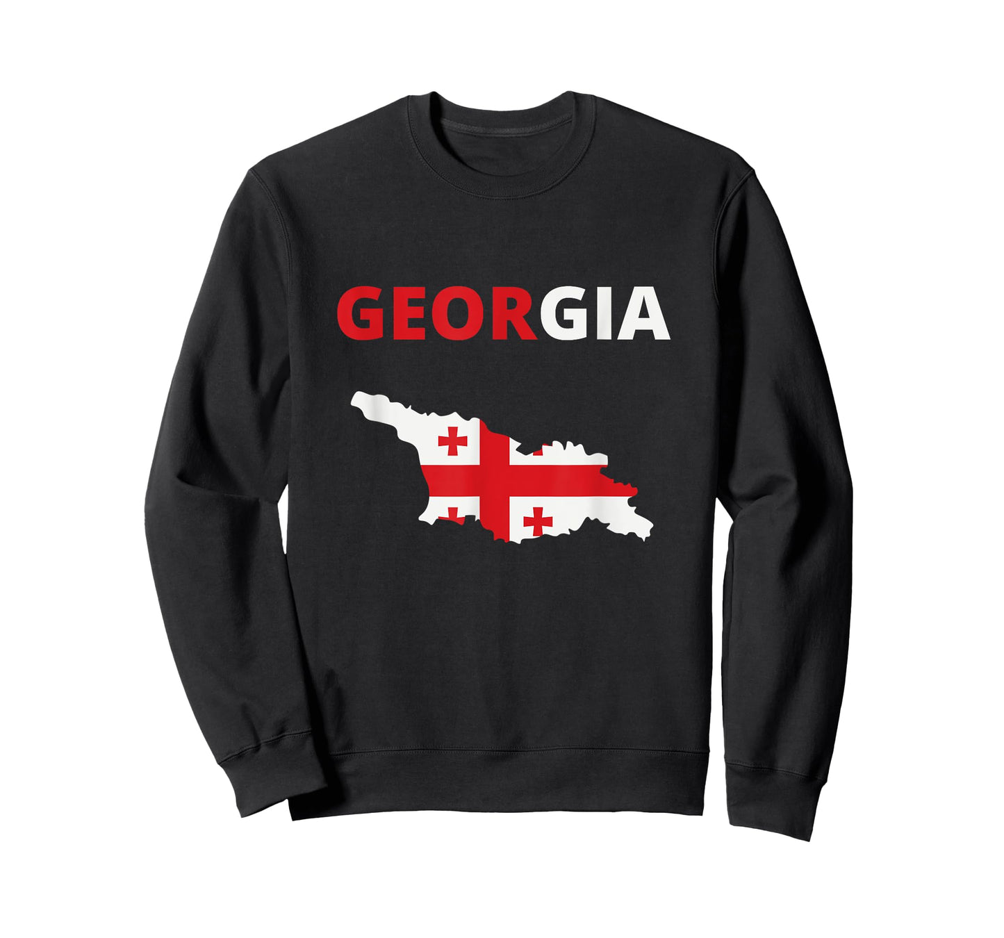 GEORGIA EUROPEAN COUNTRY FLAG AND MAP T-Shirt