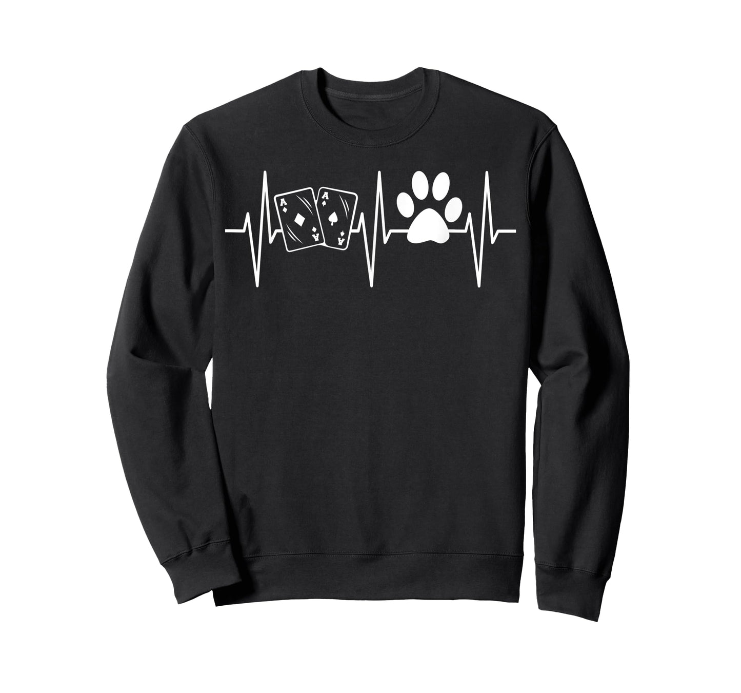 Poker Dog Shirt Funny Dog Lover Poker Player Poker Cards T-Shirt