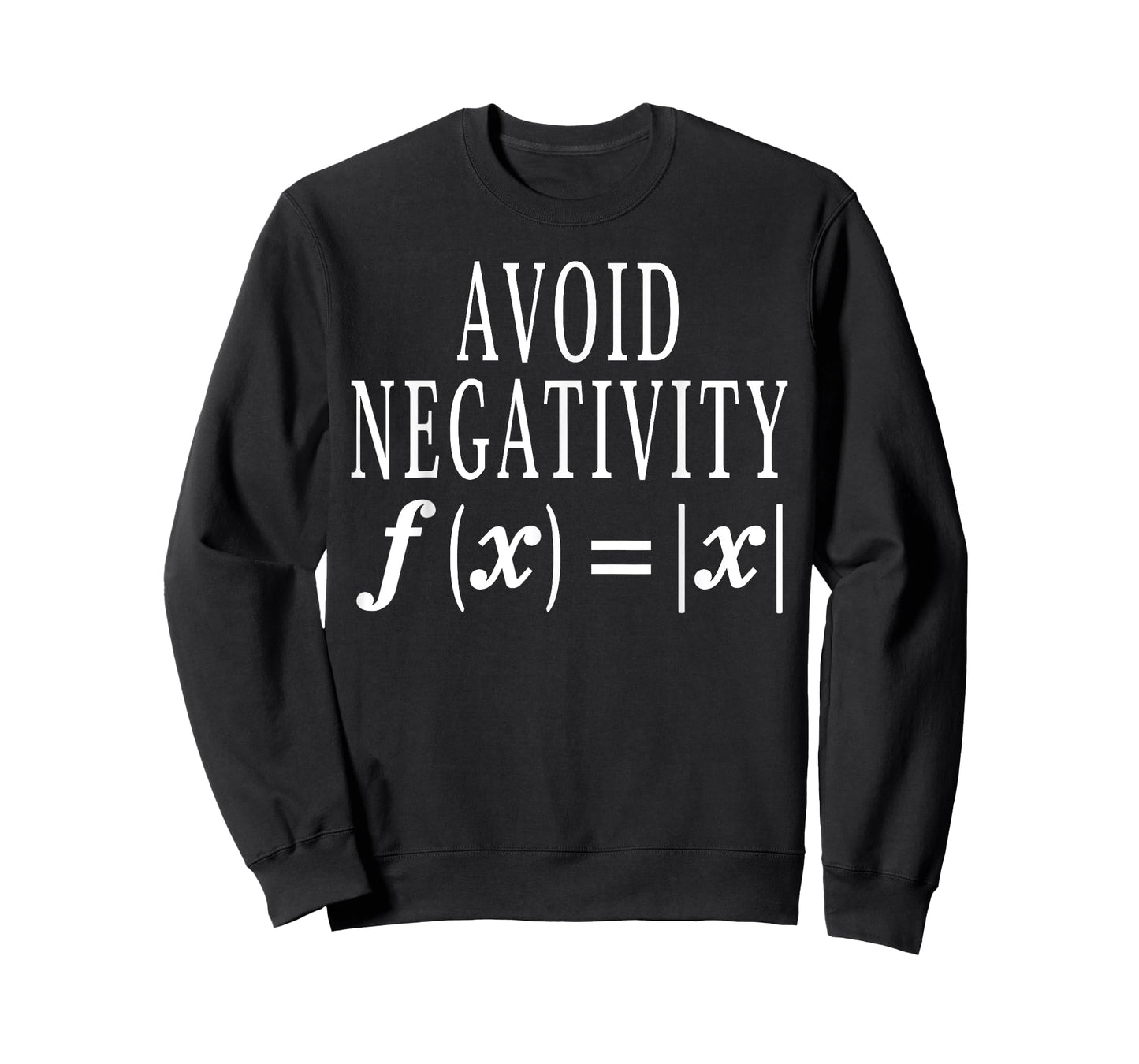 Avoid Negativity Math Equation Teacher Funny Gift Men Women T-Shirt