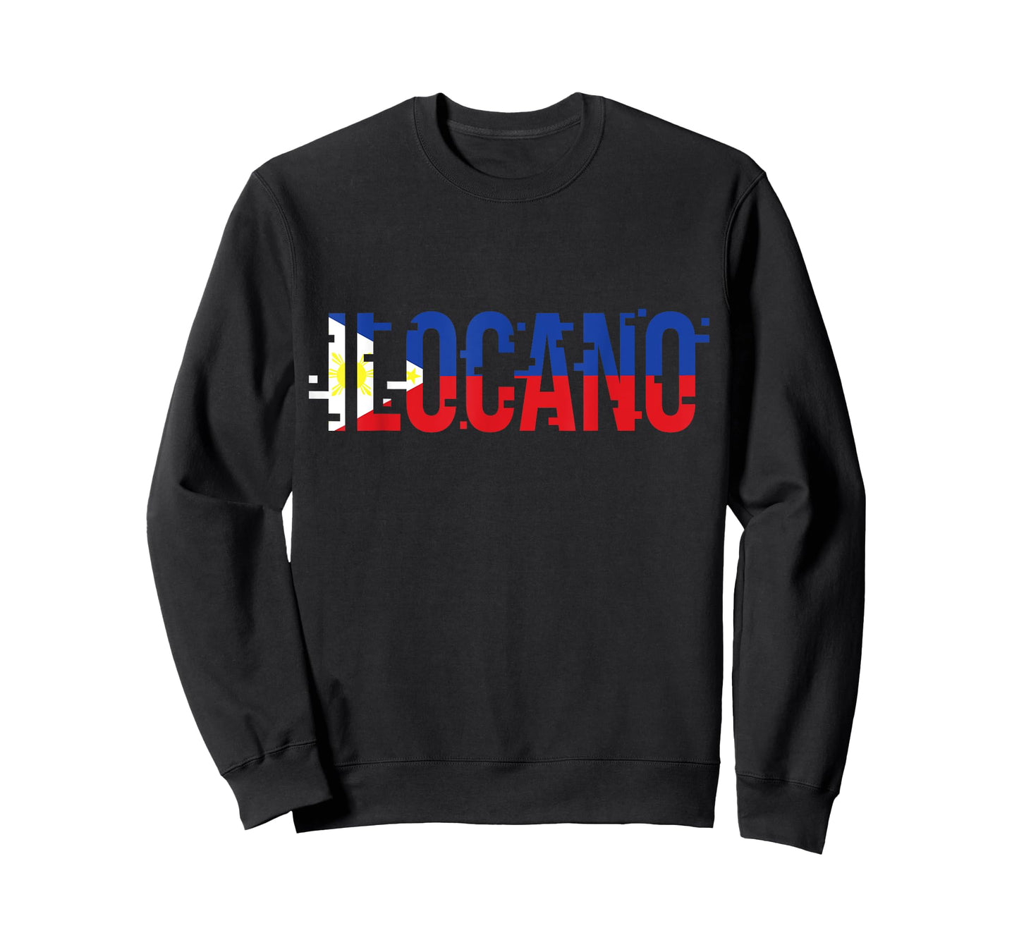 Tatak Noypi Clothing, Inc. Ilocano Filipino Filipina Philippines Flag Pinoy Design Unisex-Adults Black Short Sleeve Classic Fit T-Shirt