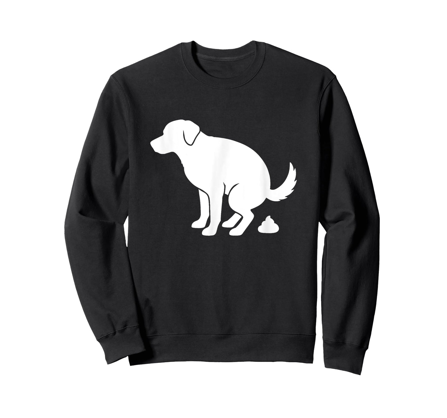 Funny Dog Silhouette Costume for Pooping Dogs Lovers T-Shirt