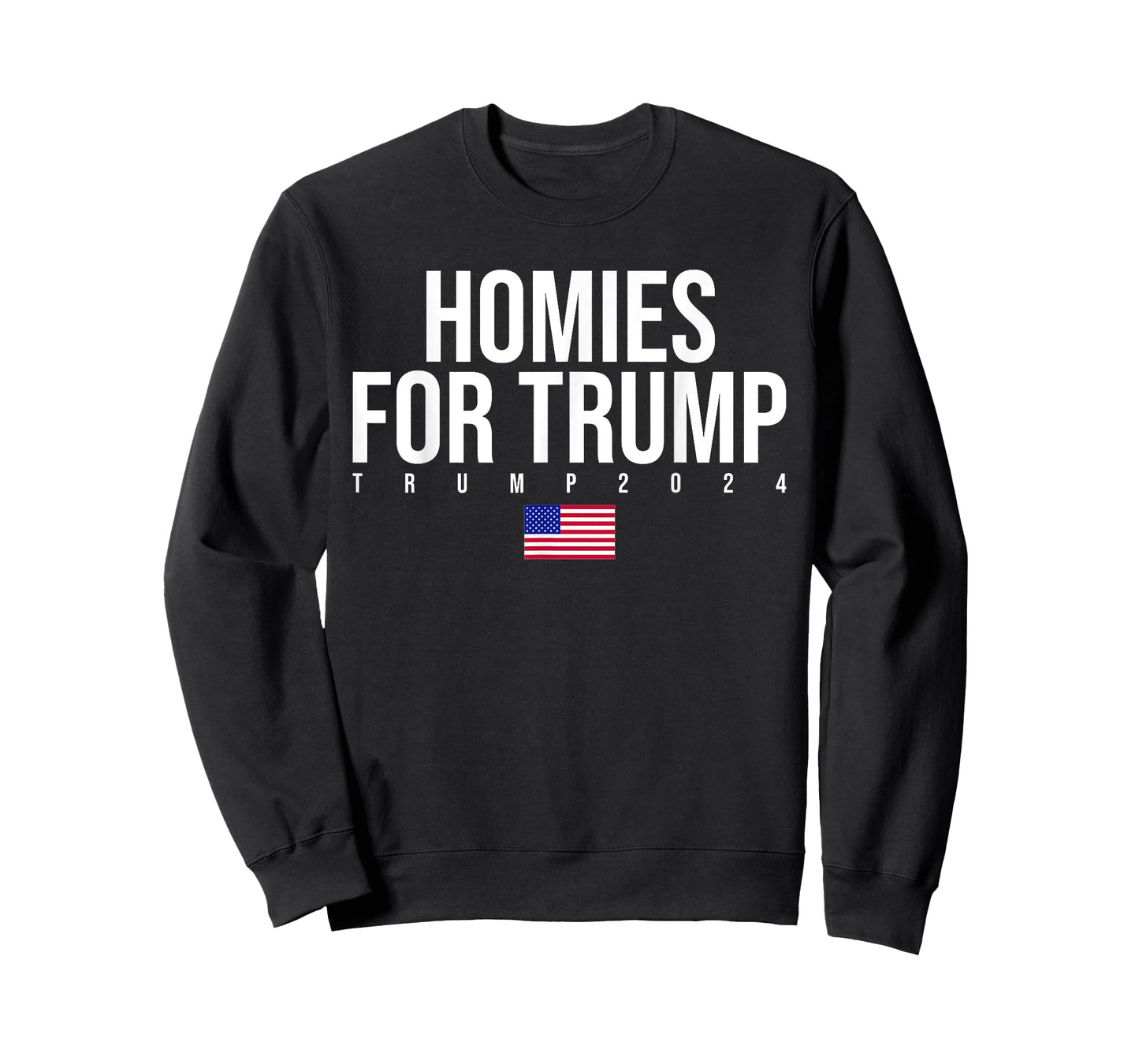 Homies For Trump 2024 Great Edition Republican Conservative T-Shirt
