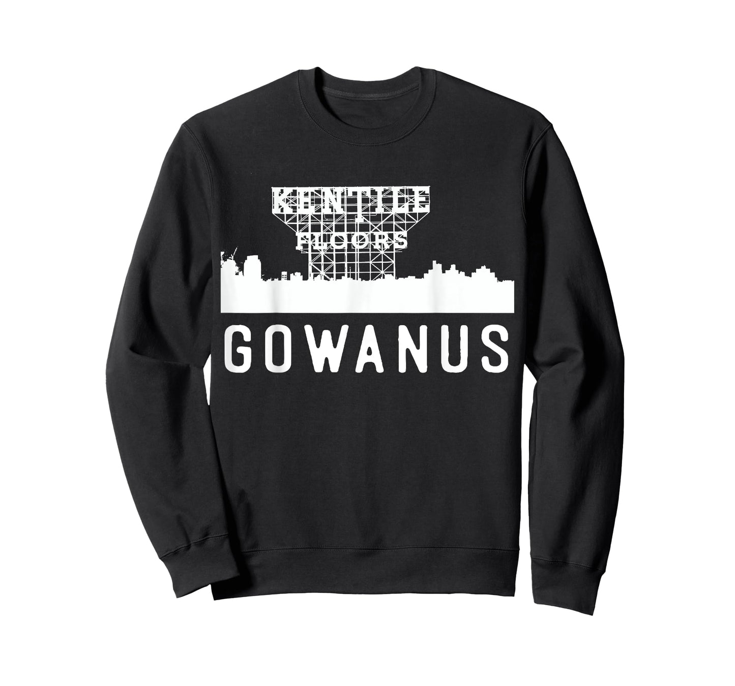 Gowanus Brooklyn New York NY Home Neighborhood Skyline T-Shirt