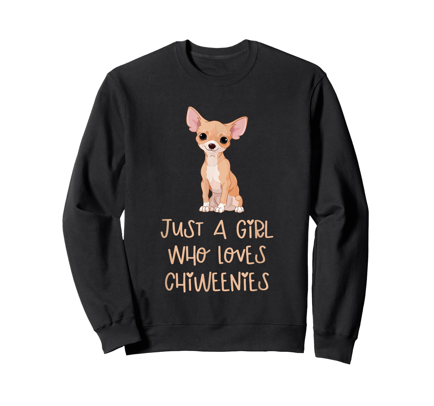 Just a Girl Who Loves Chiweenies Funny Animals Dogs Lover T-Shirt