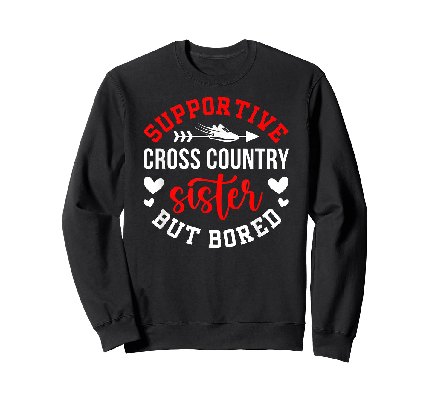 Funny Cross Country Sister Of A Cross Country Runner Sis T-Shirt