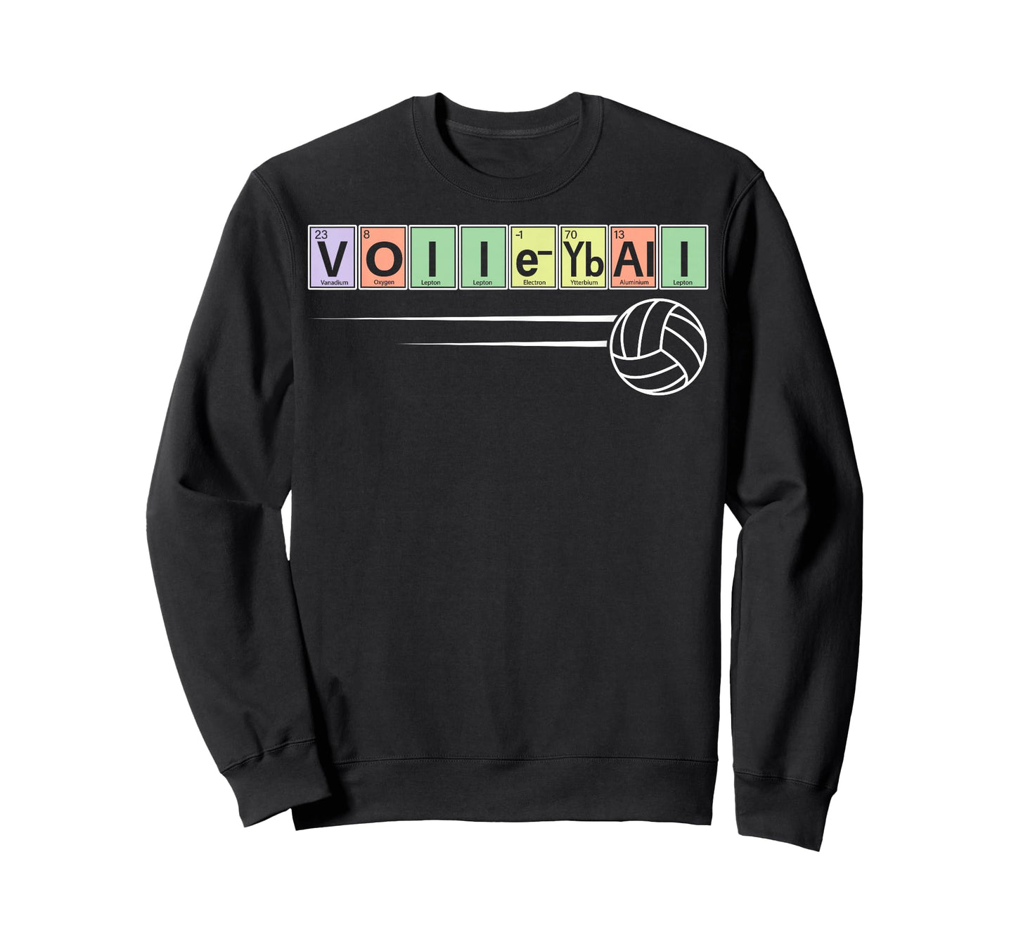 Periodic Table Of Elements - Volleyball Sport Chemistry T-Shirt