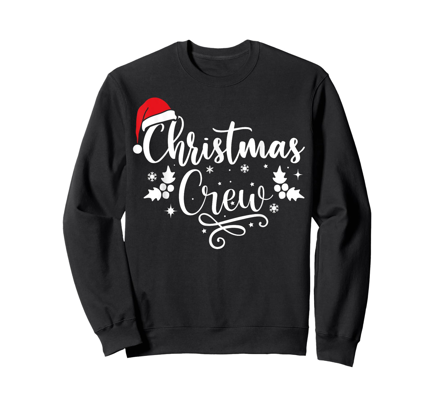 Christmas Crew Family Group Matching Christmas Pajama Party T-Shirt
