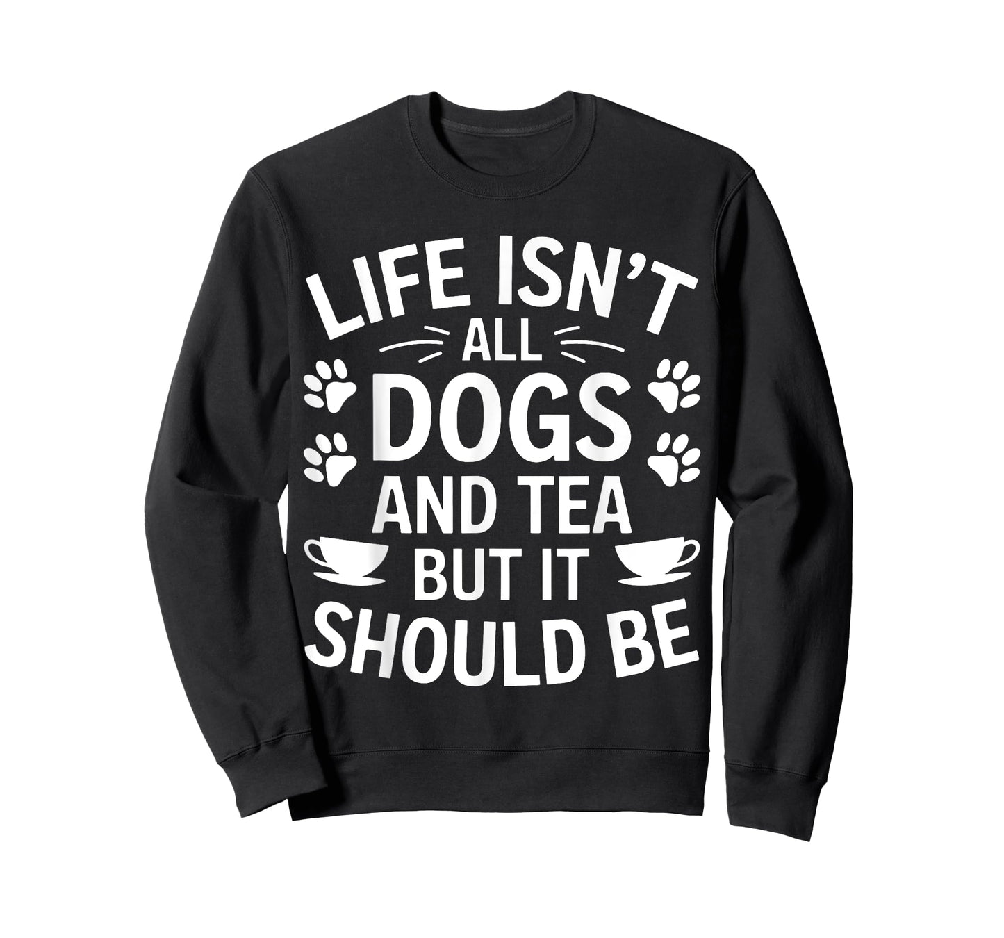 Dogs And Tea Funny Tea T-Shirt