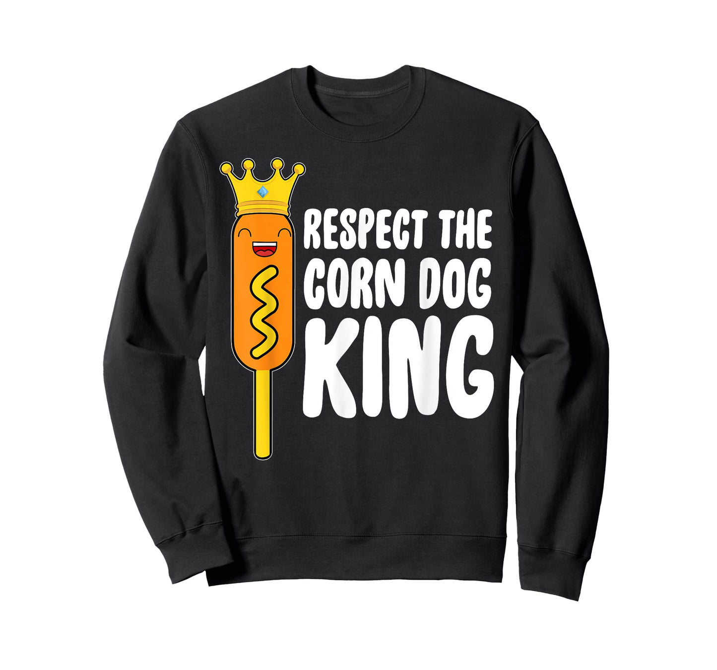 Corn Dog King Funny Costume - Respect The Corn Dog King T-Shirt