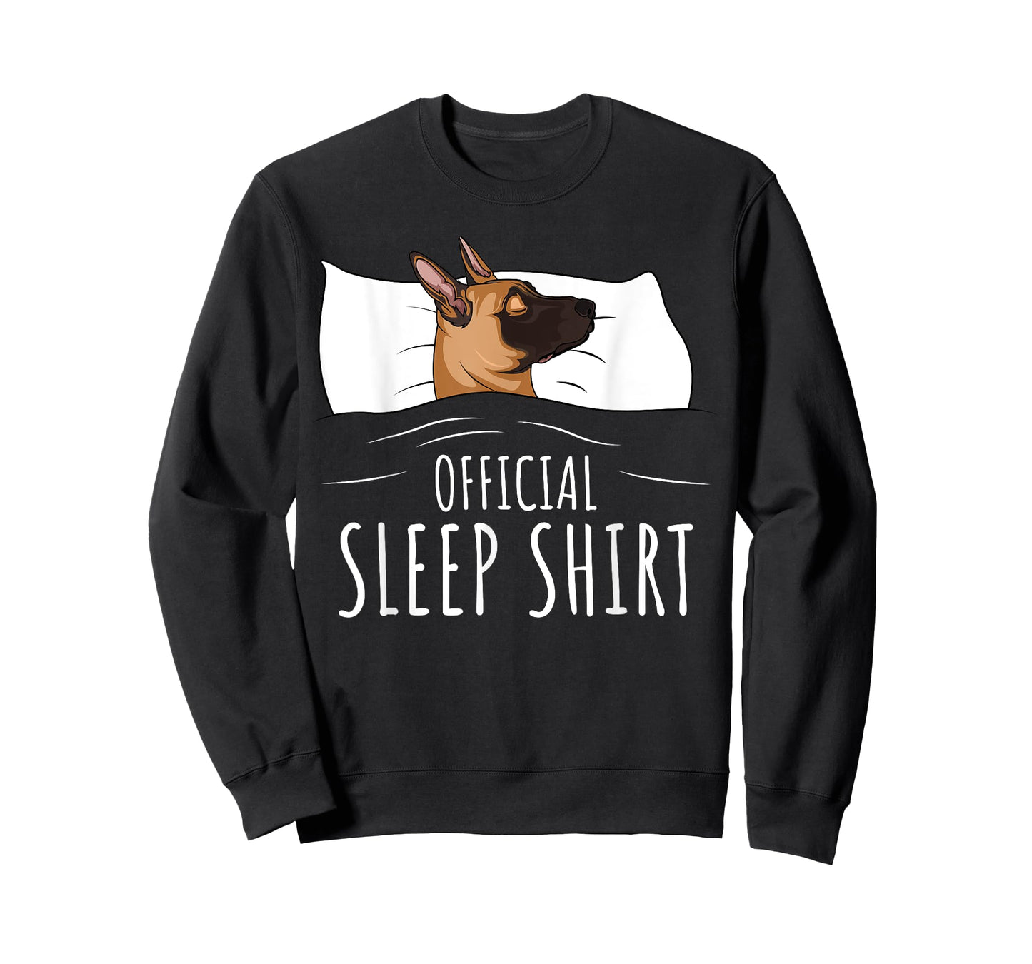 Official Sleep Shirt Malinois Dog T-Shirt