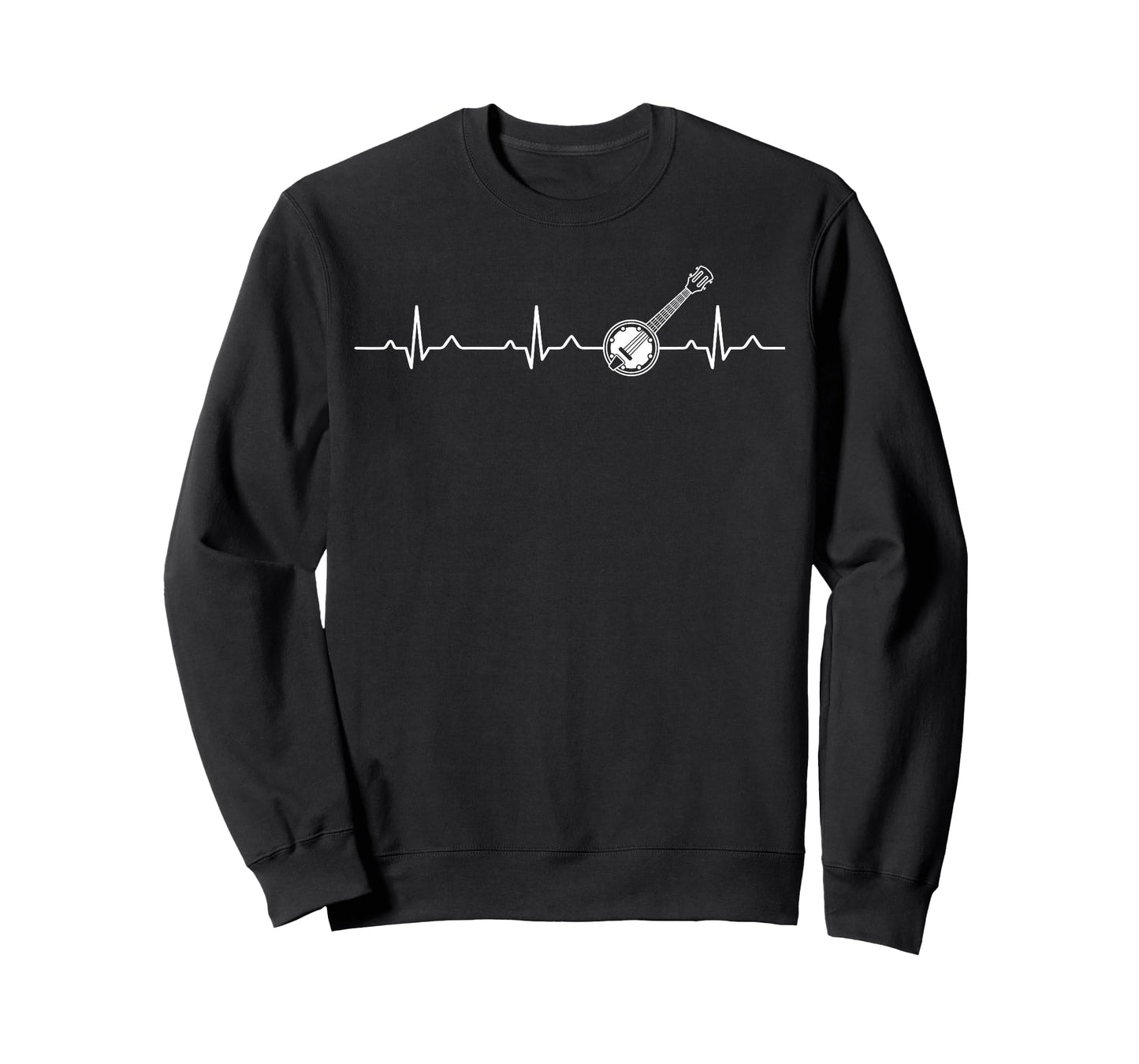Bluegrass Heartbeat Banjo Player Retro Country Bluegrass T-Shirt