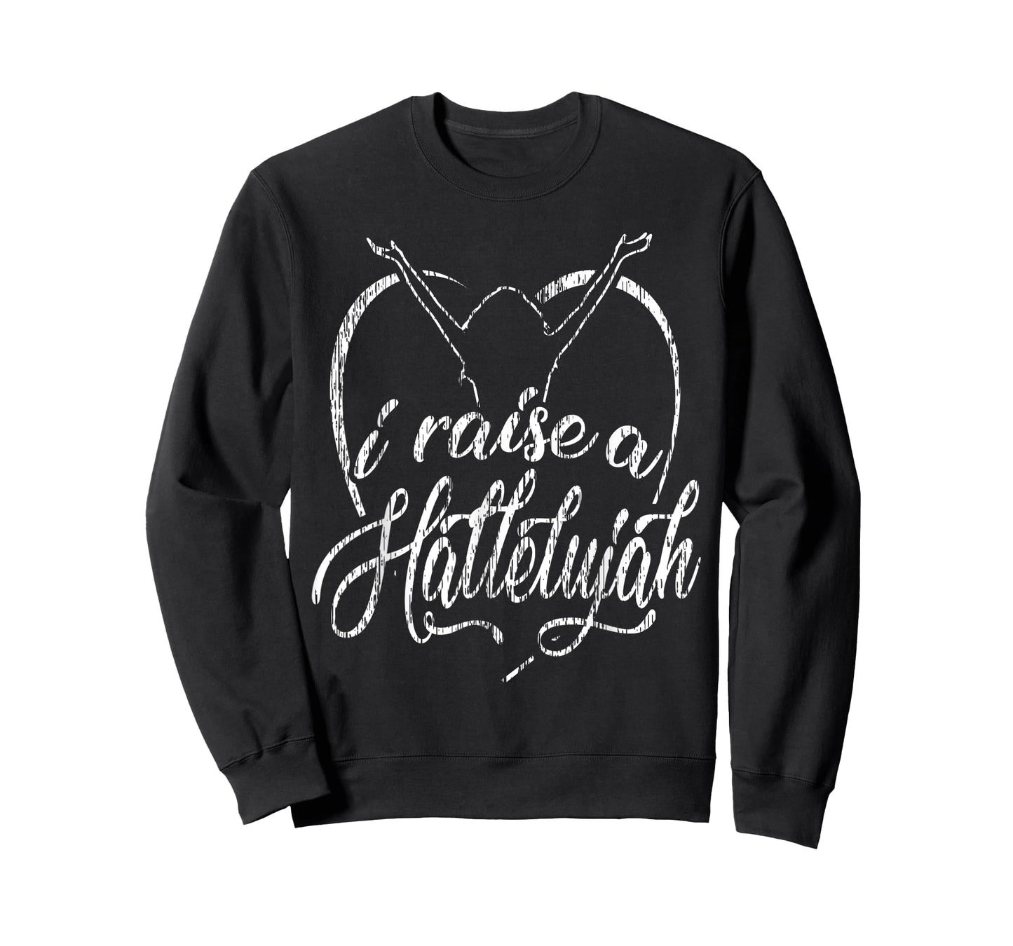 I Raise a Hallelujah - Praise and Worship Design T-Shirt