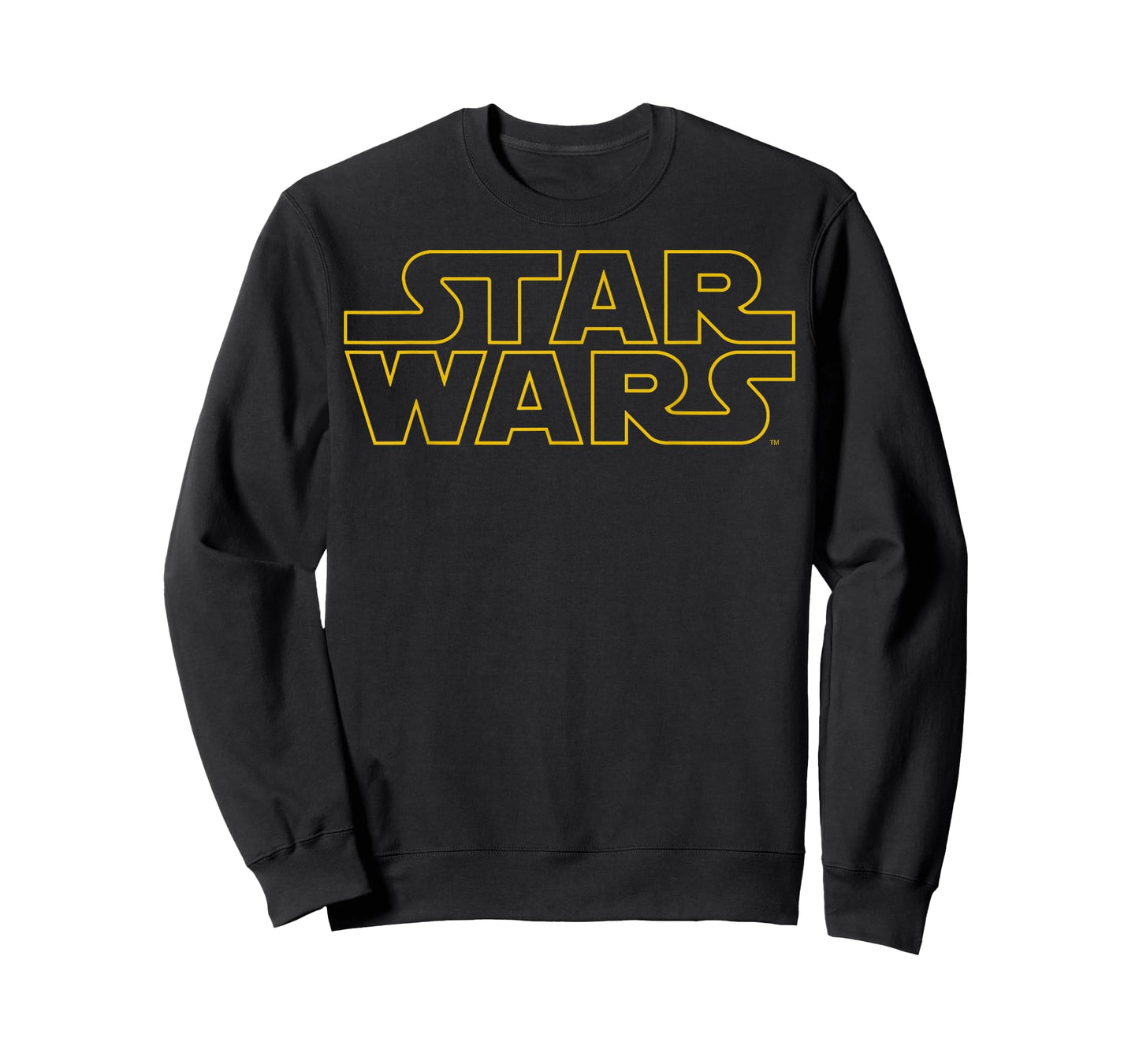 Star Wars Classic Yellow Outline Title Logo T-Shirt