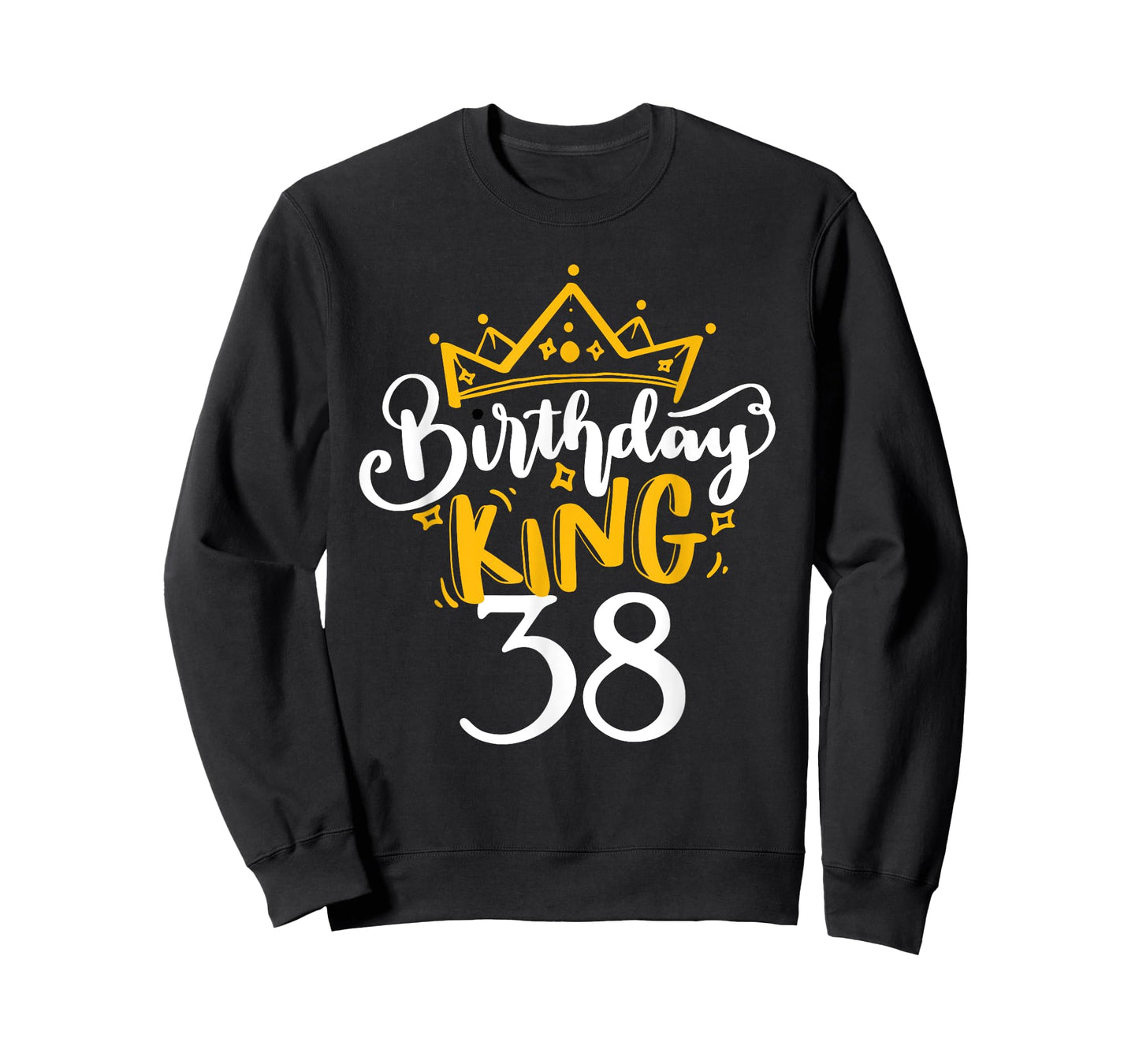 Happy 38th Birthday King 38 Years Old Party Ideas For Him T-Shirt