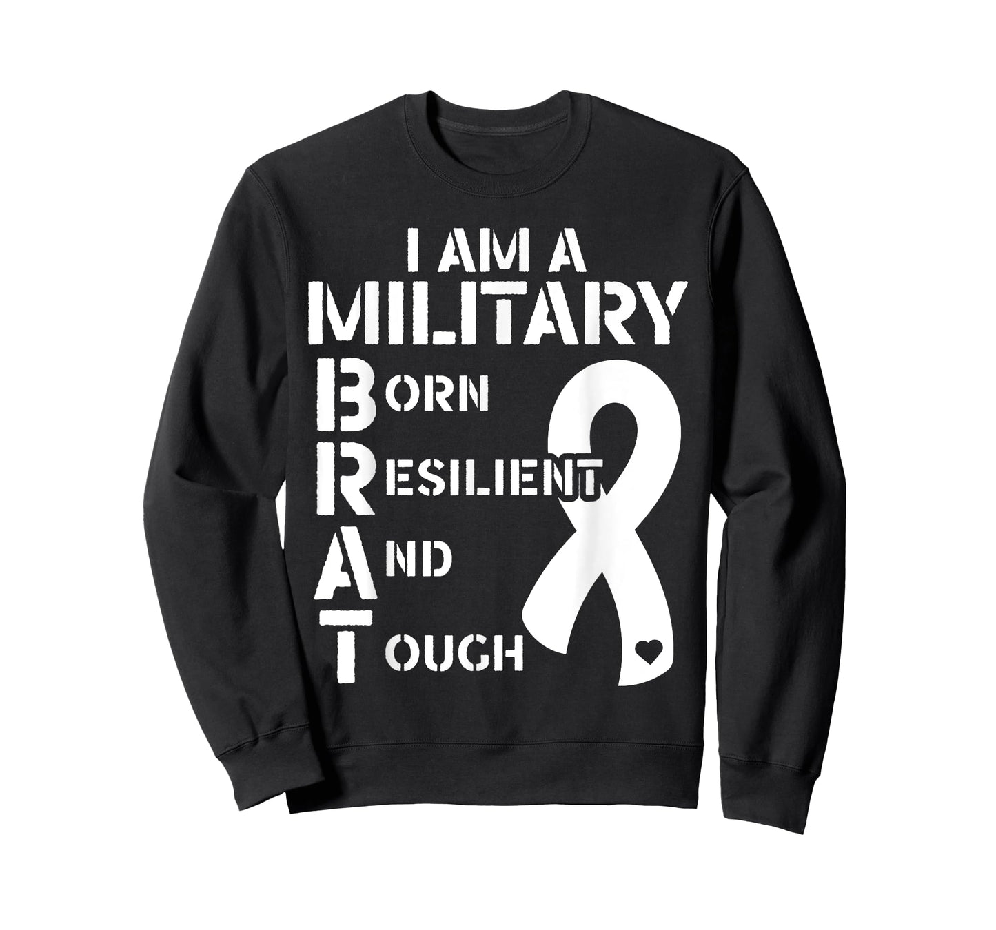 I Am A Military Brat Veteran Soldier Military Child Month T-Shirt