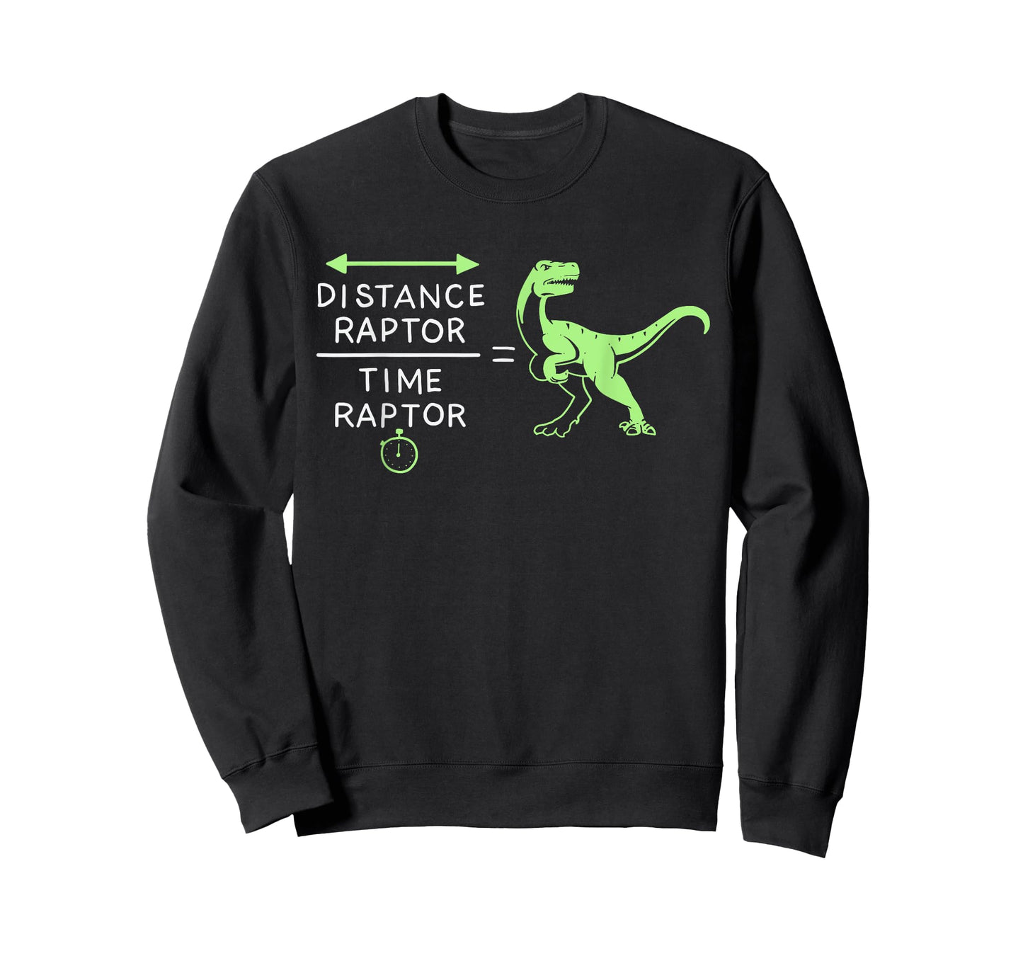Distance Raptor Over Time Raptor Equals Velociraptor T-Shirt T-Shirt