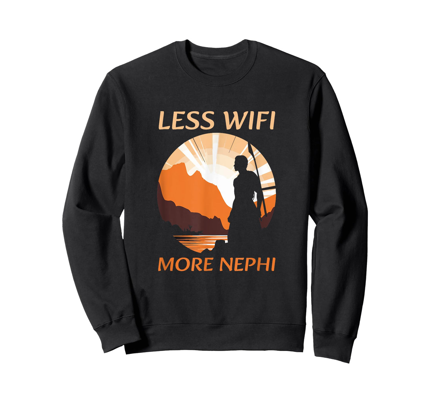Less Wifi More Nephi Funny Humors Lds Mormon Missionary T-Shirt