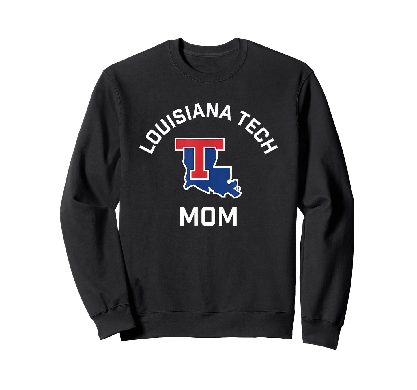 Louisiana Tech Bulldogs Arched Mom T-Shirt