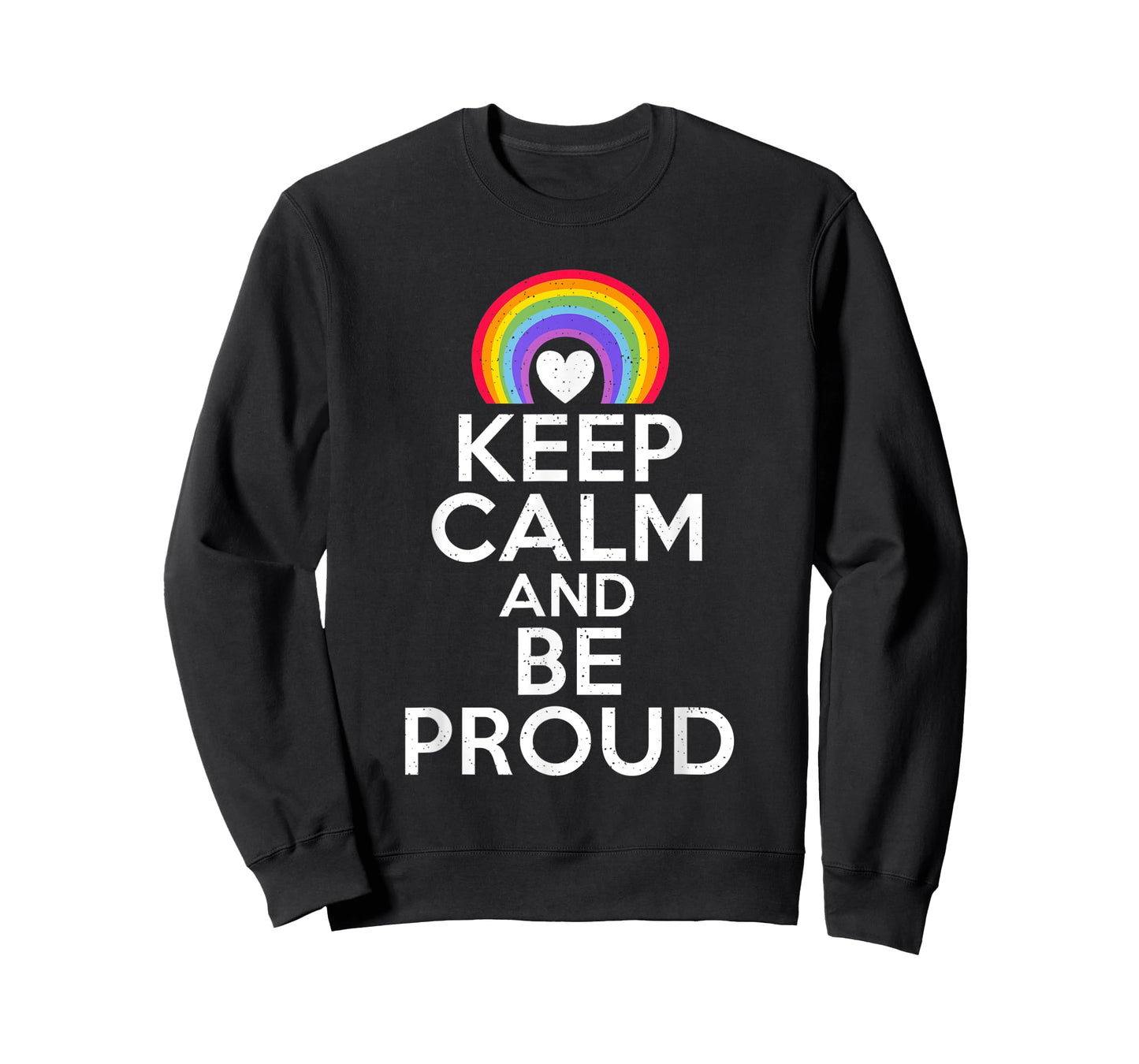 Keep Calm and be Proud Bisexual Lesbian Gay Pride T-Shirt