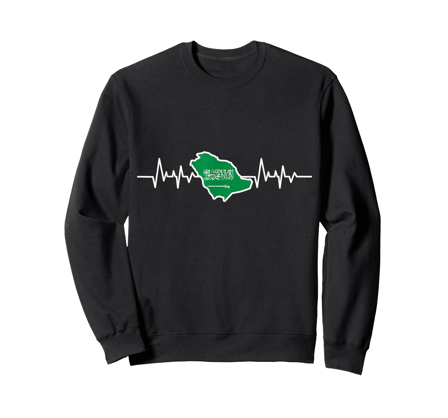 Heartbeat Saudi Arabian Flag Gift Saudi Arabia T-Shirt