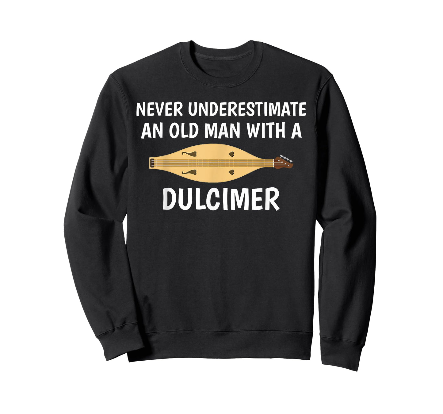 Never Underestimate An Old Man Appalachian Dulcimer T-Shirt