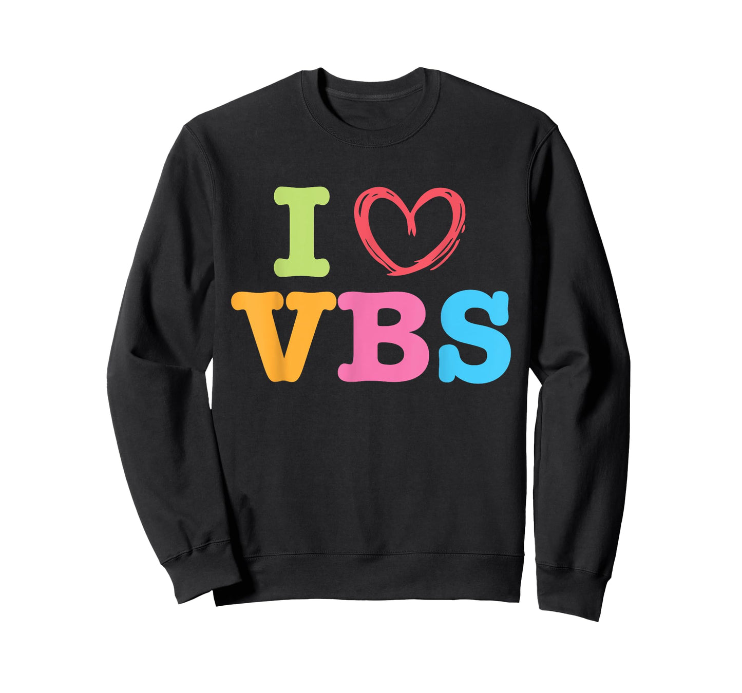 I Love VBS I Heart Vacation Bible School Crew Bible Study T-Shirt
