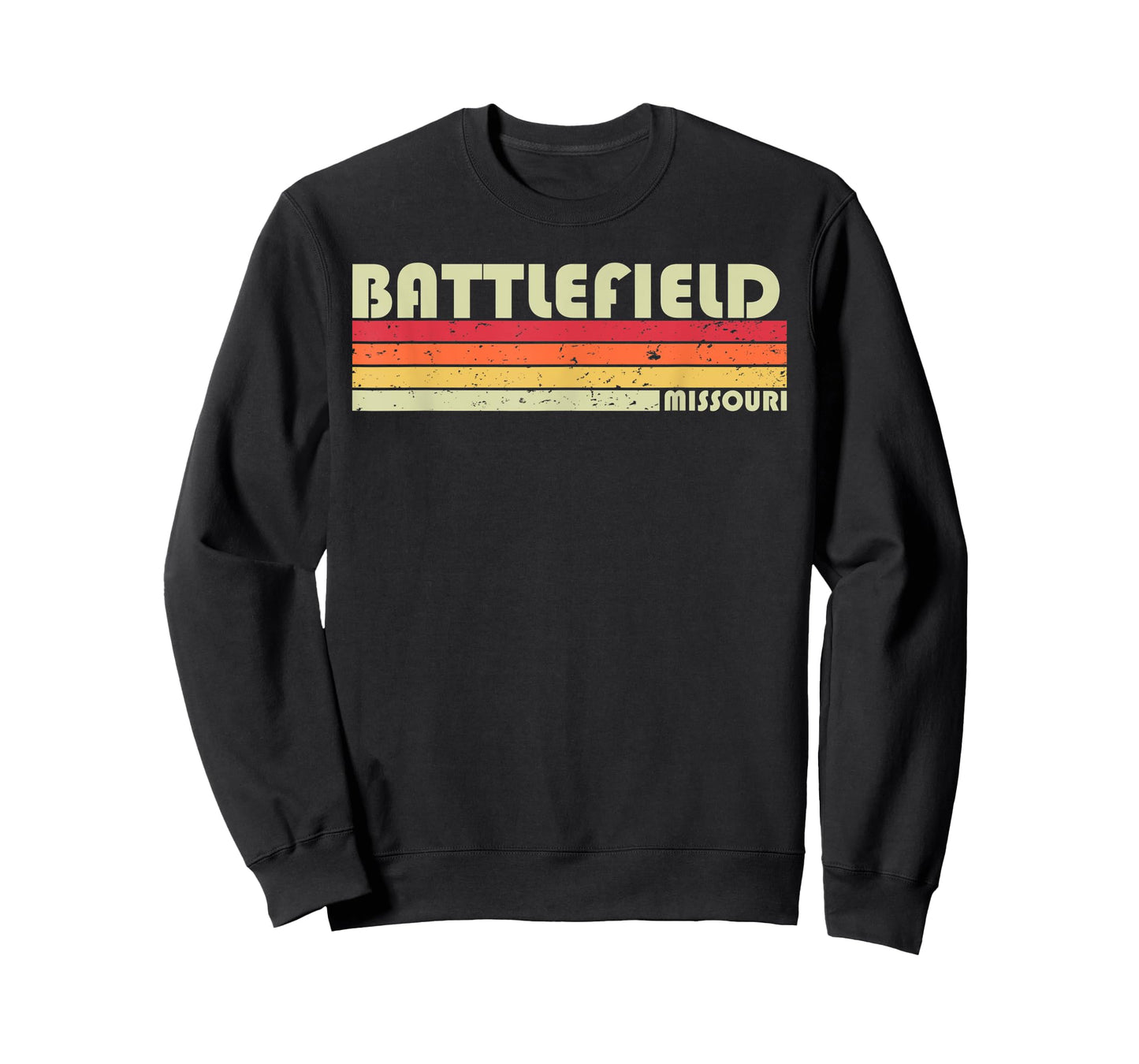 BATTLEFIELD MO MISSOURI Funny City Home Roots Gift Retro 80s T-Shirt