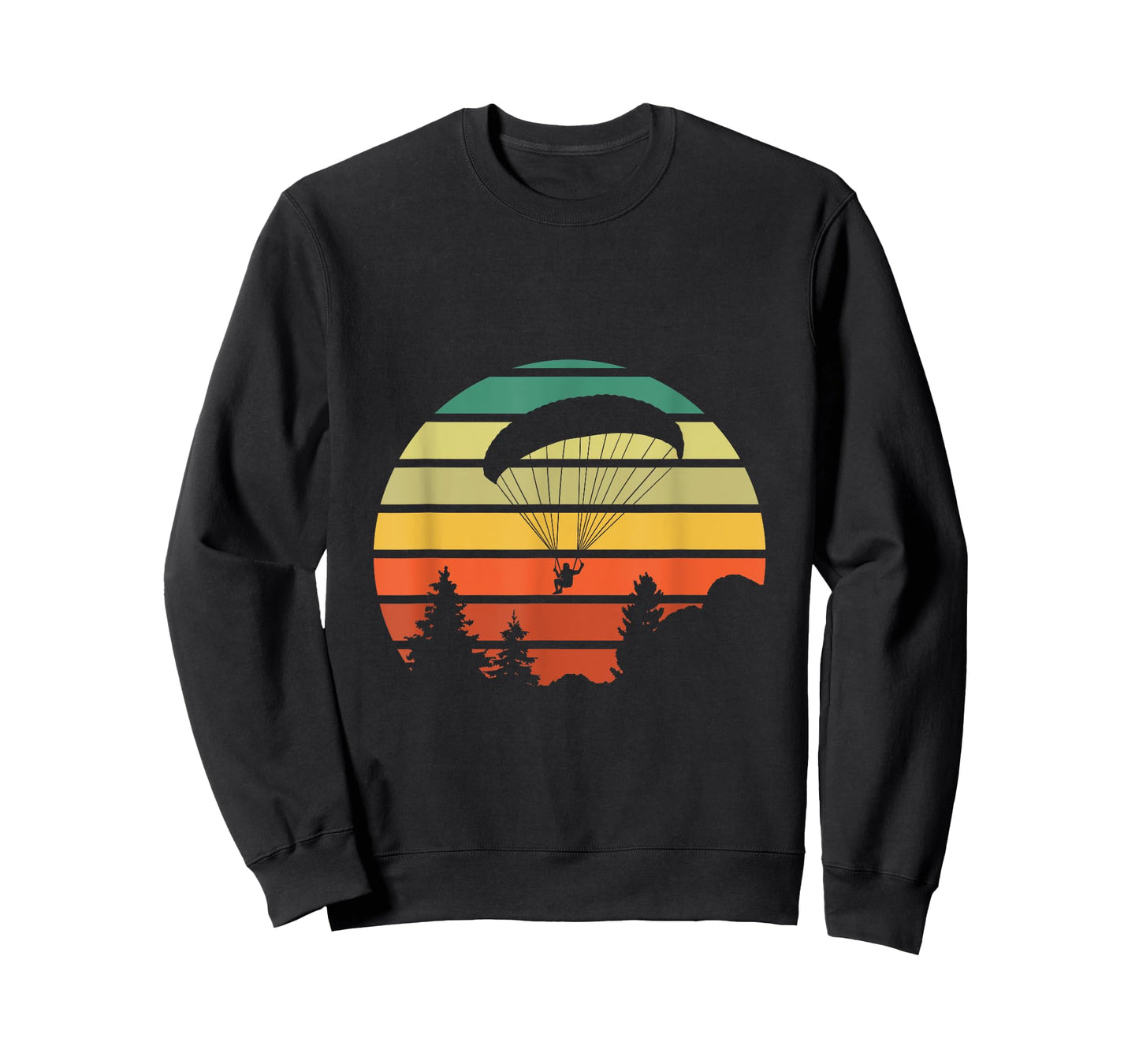 Paragliding Outfits Paraglider Vintage Paragliding Over Forest T-Shirt