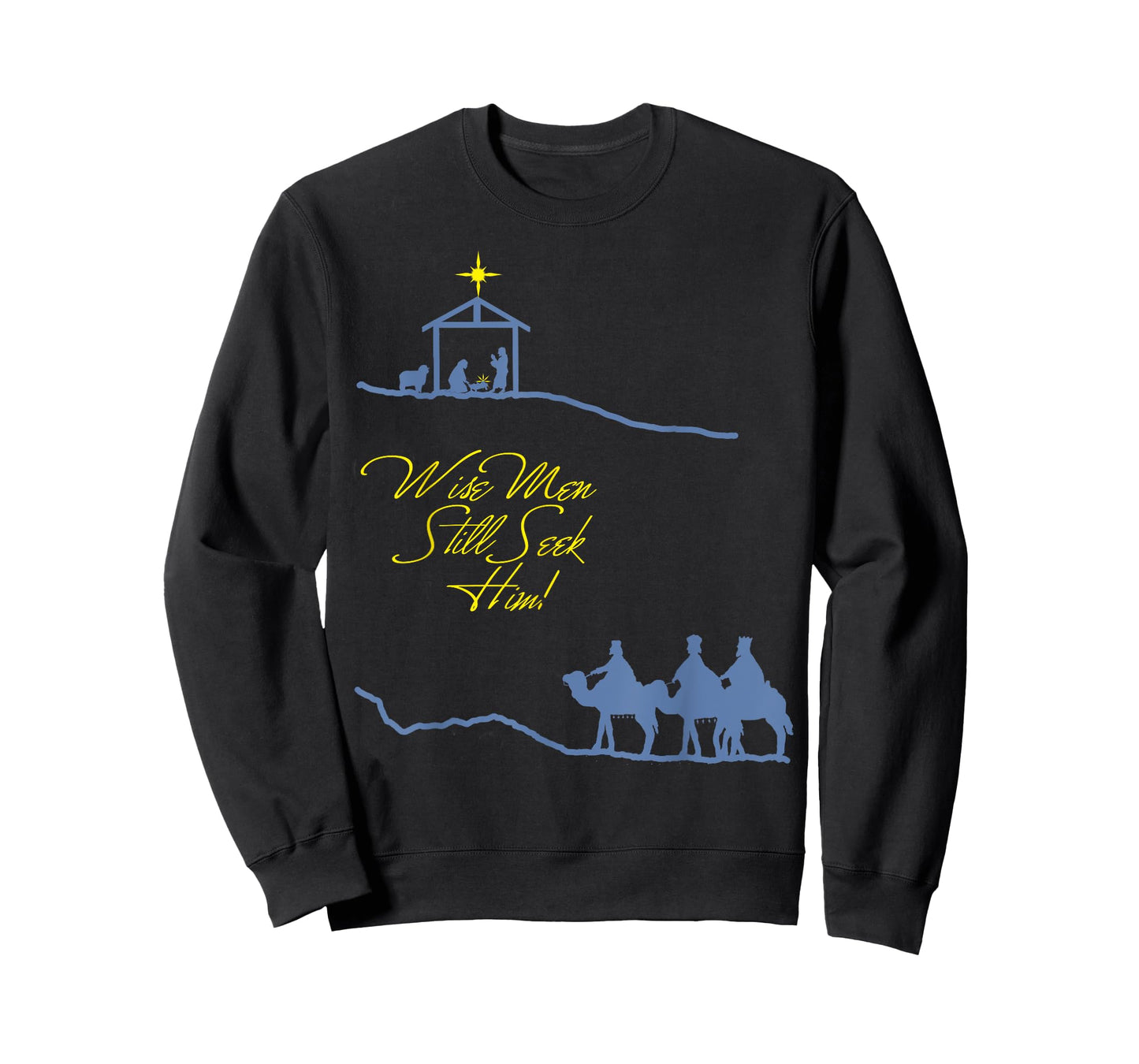 Wise Men Still Seek Him Christmas Scene T-Shirt