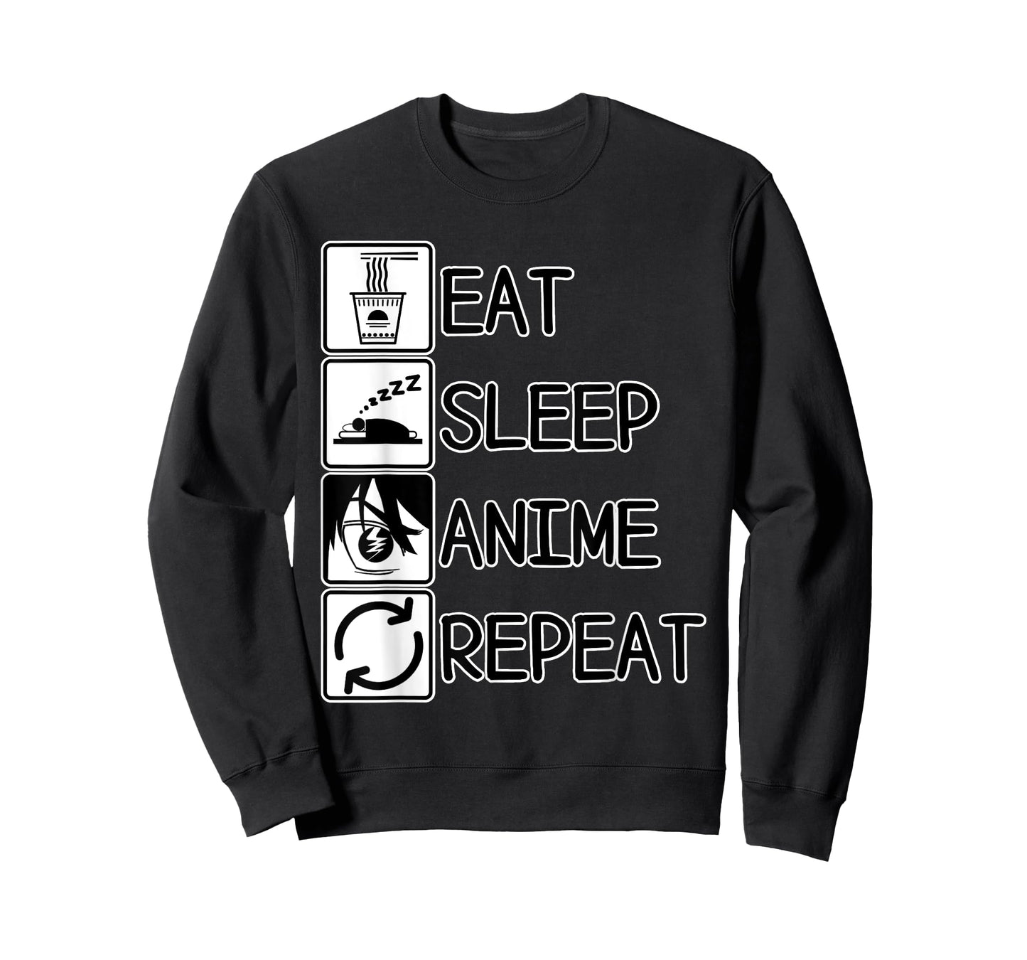 Eat Sleep Anime Repeat | Anime, Manga, Ramen Lover | Gift T-Shirt