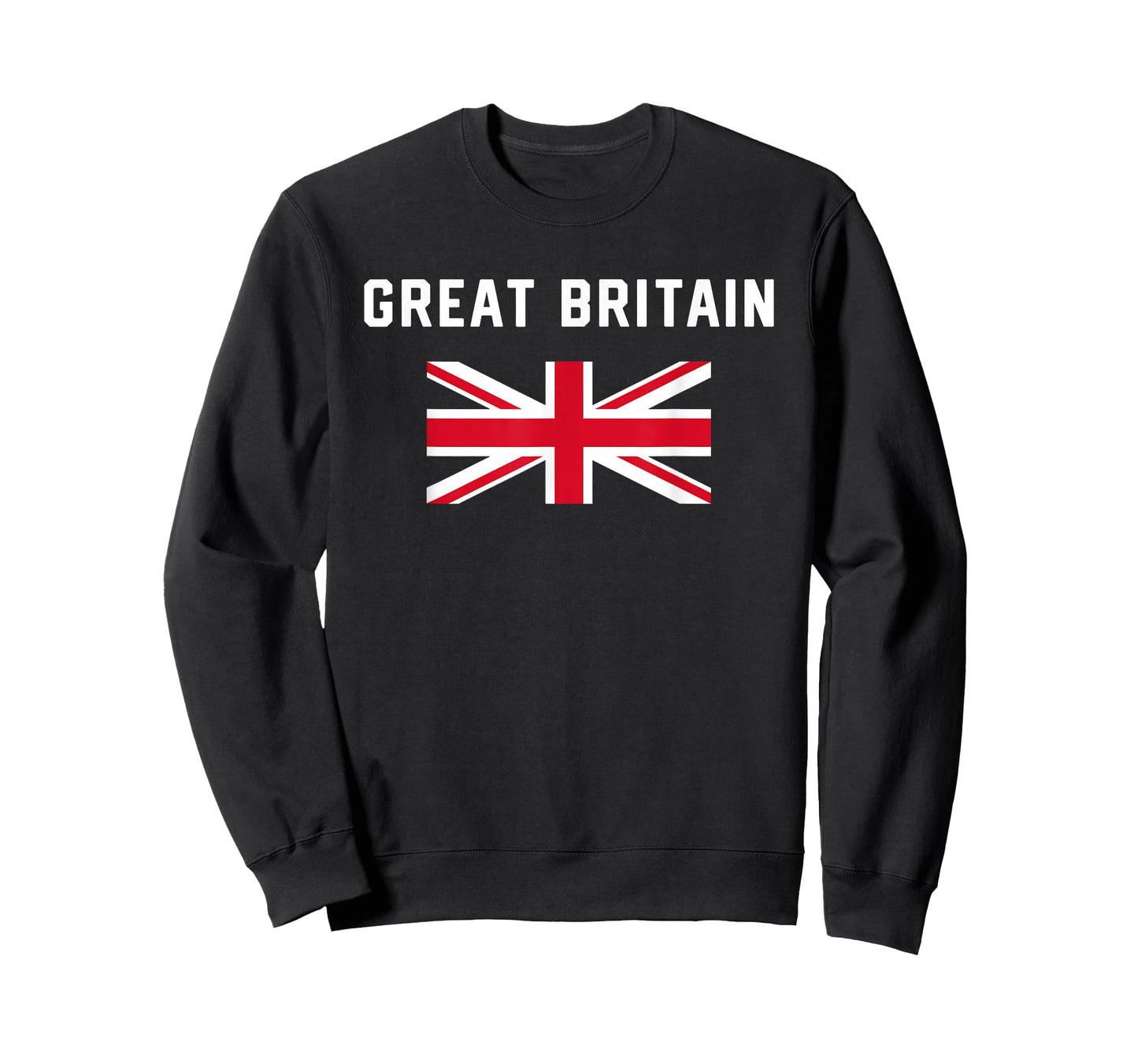 I Love Great Britain Minimalist UK Flag T-Shirt