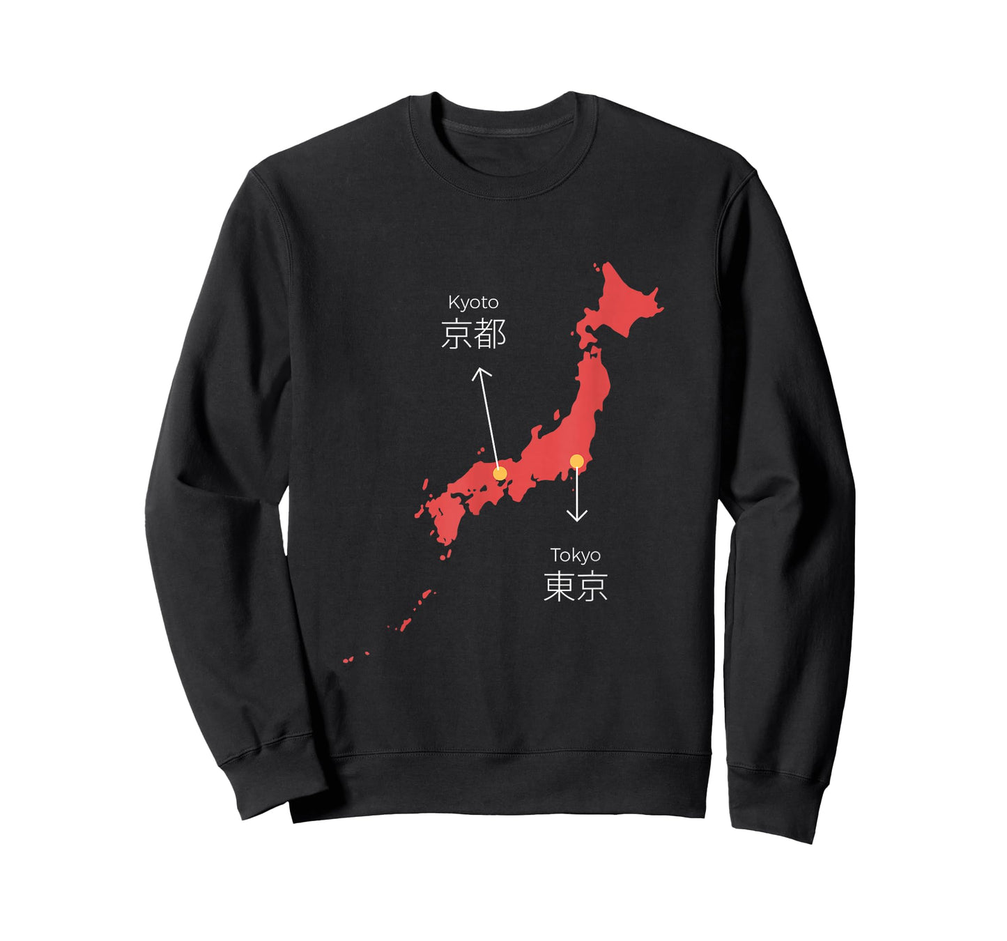 Japan Country Art Map Island Asia Kyoto Tokyo Gift T-Shirt