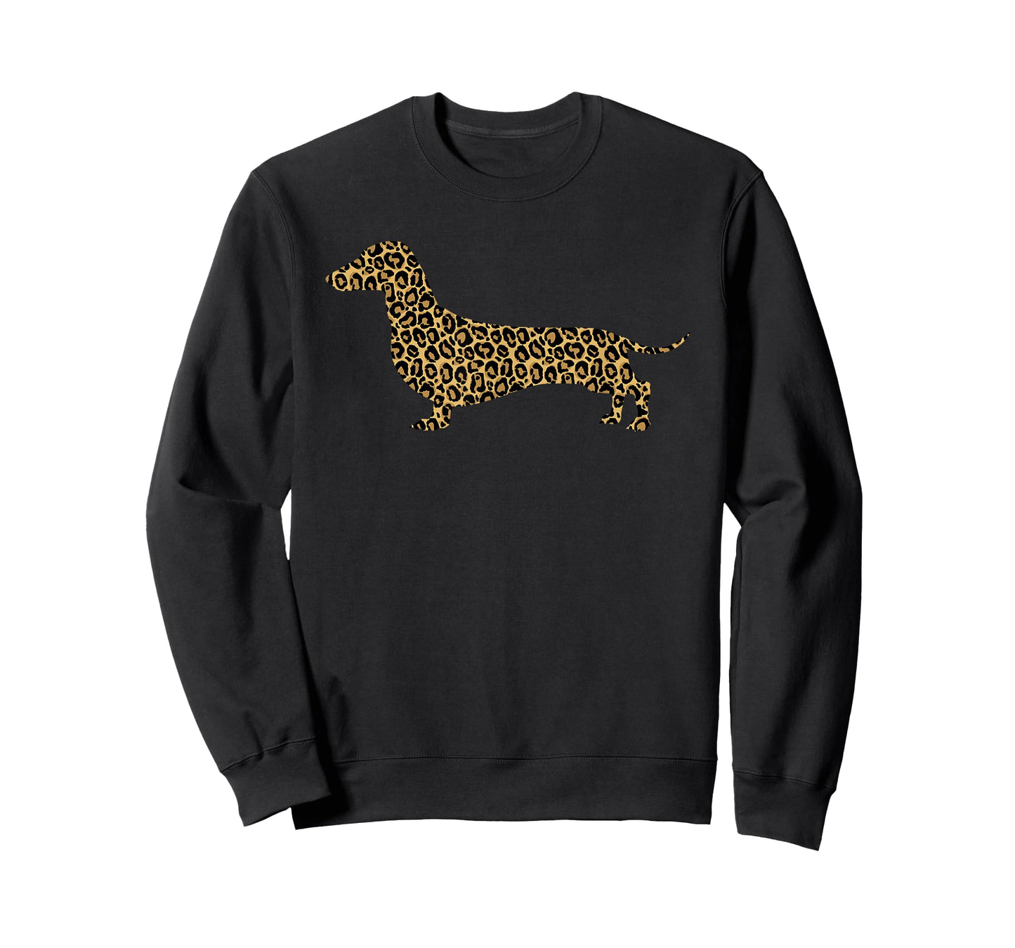 Dachshund Leopard Print Sausage Dog Animal Lover Women Gift T-Shirt
