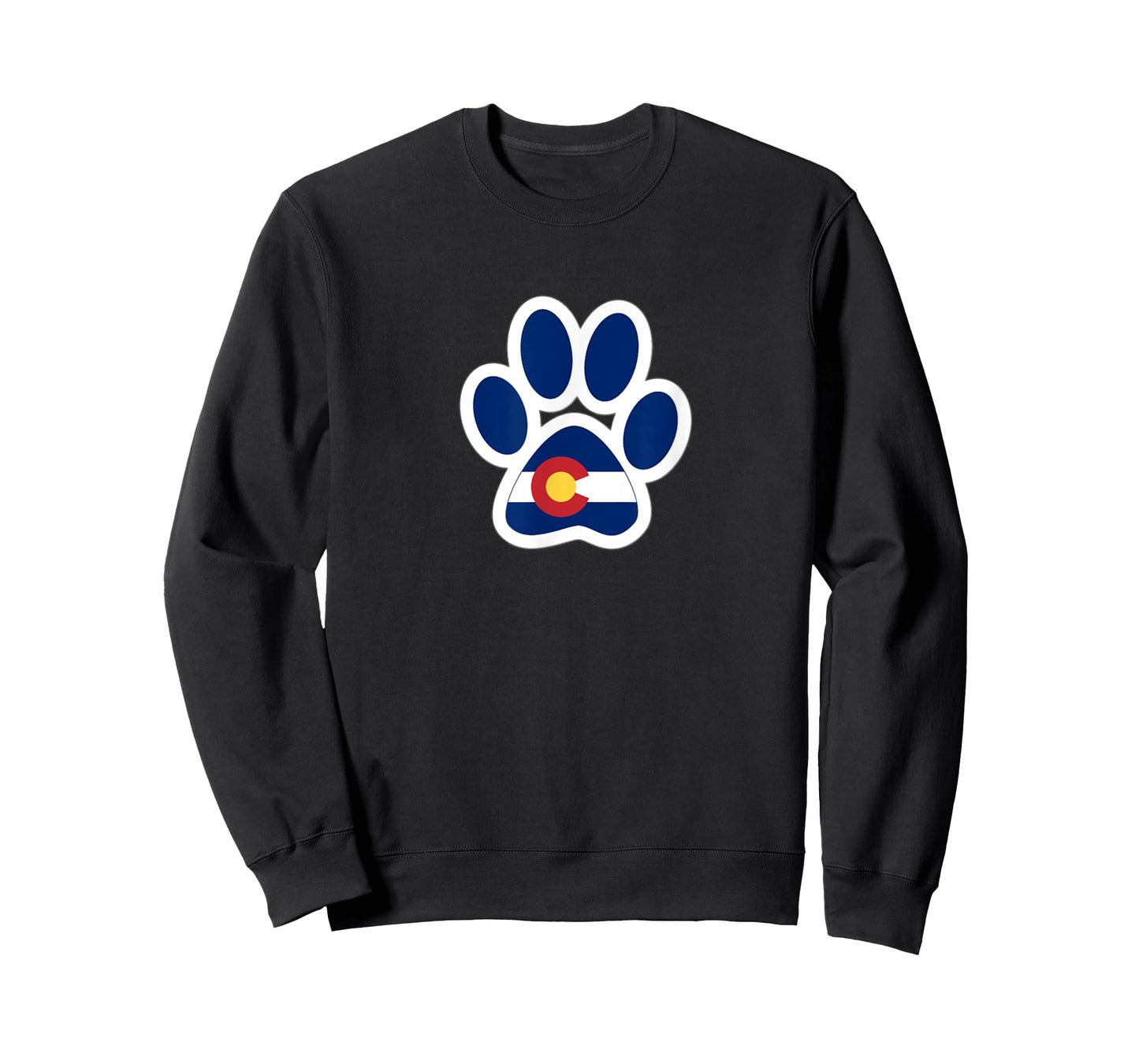 Colorado Flag Paw Print T-Shirt